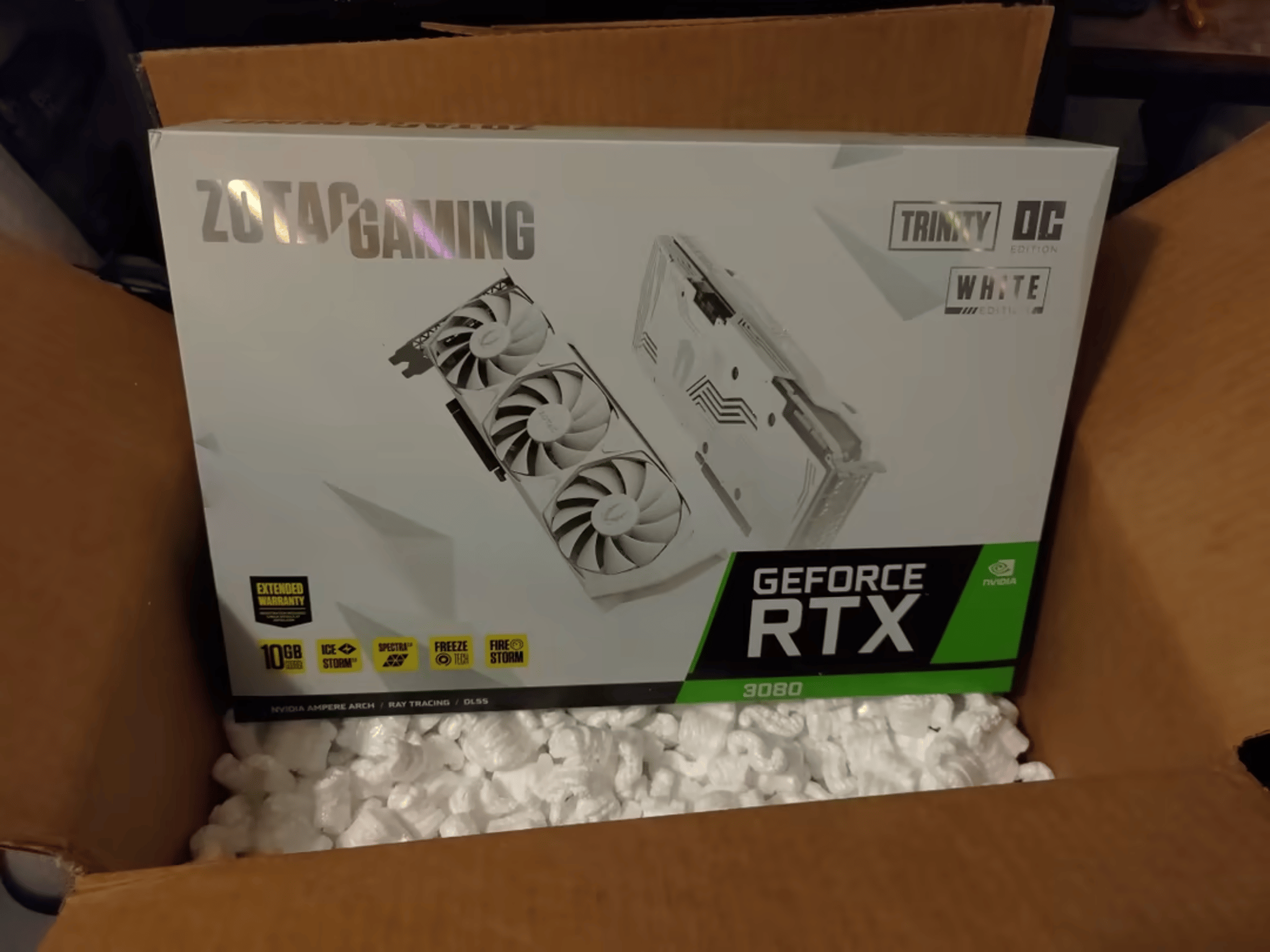 Brand New White Zotac Trinity OC 3080