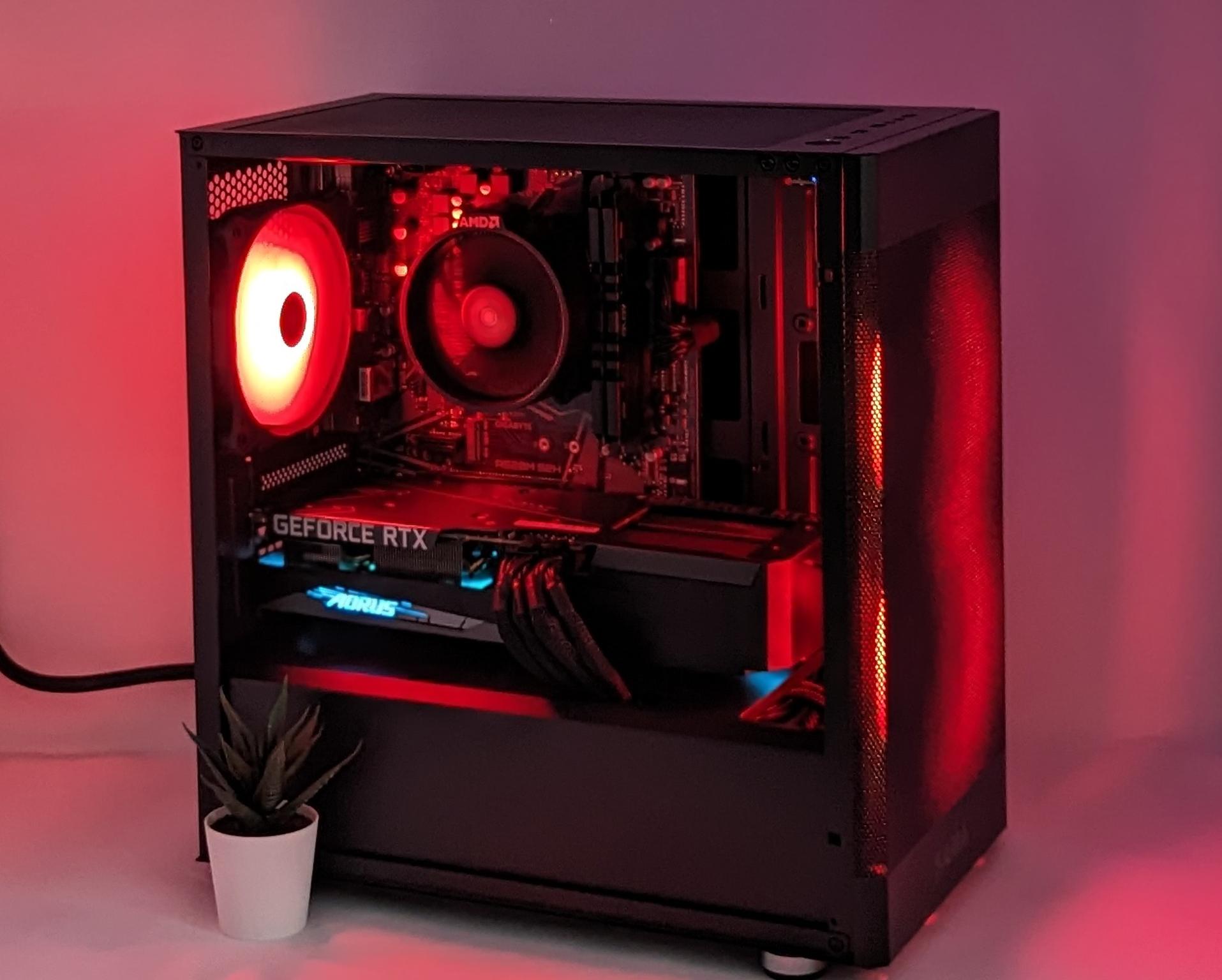Sleek RTX Whisperer | Nvidia RTX 3060 | Ryzen 5 5500 | 16gb RAM | MSI M461 1TB Gen 4 NVMe SSD