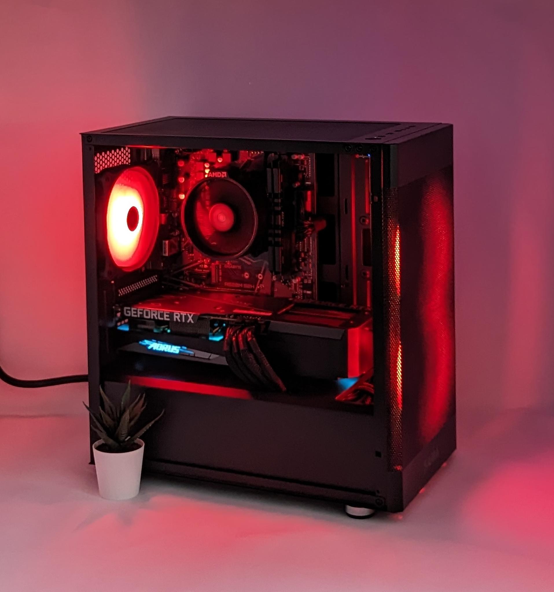 Sleek RTX Whisperer | Nvidia RTX 3060 | Ryzen 5 5500 | 16gb RAM | MSI M461 1TB Gen 4 NVMe SSD