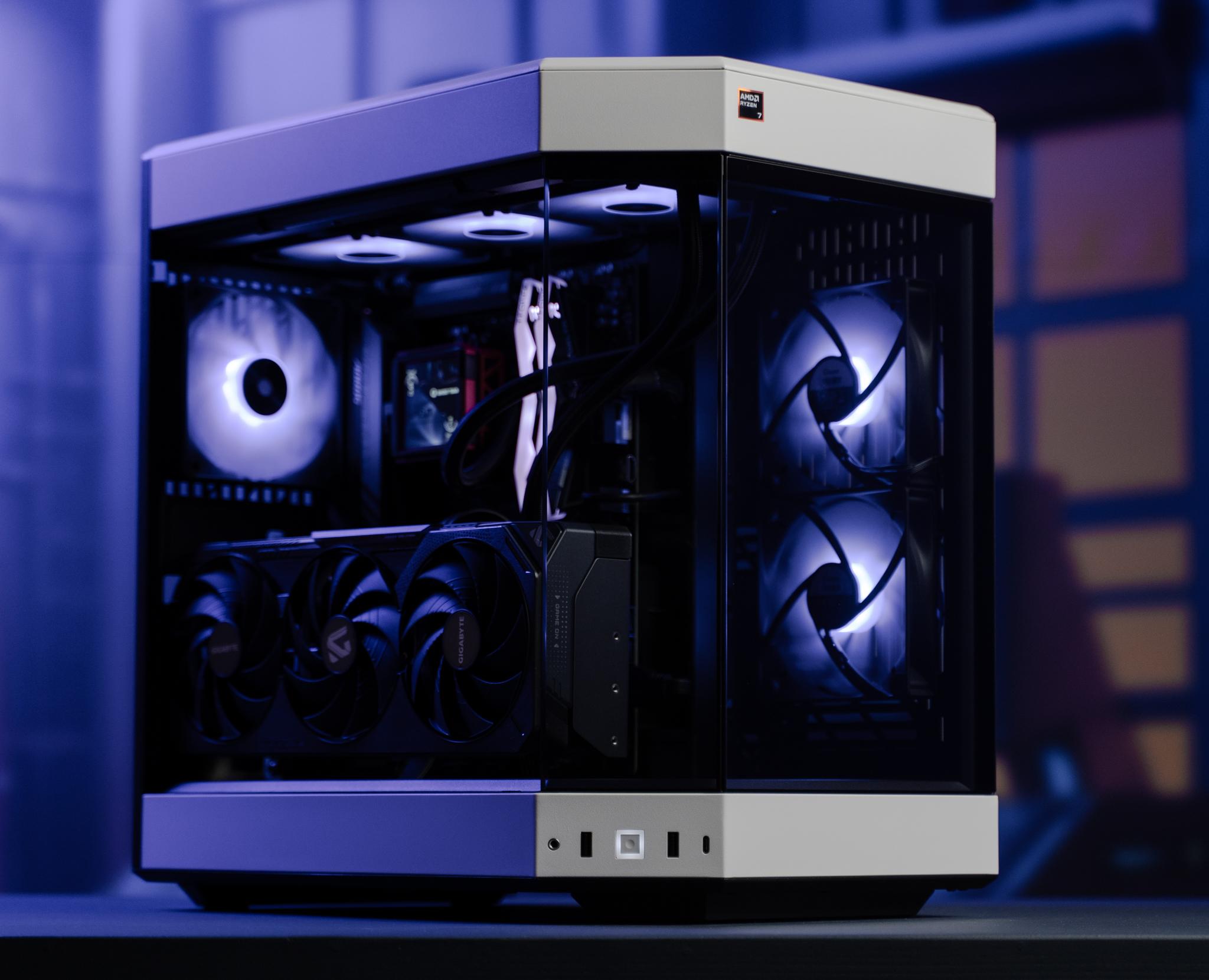“Optimo” RTX 5080 Ryzen 7 9800X3D 32GB 2TB Windows 11 Workstation Gaming PC