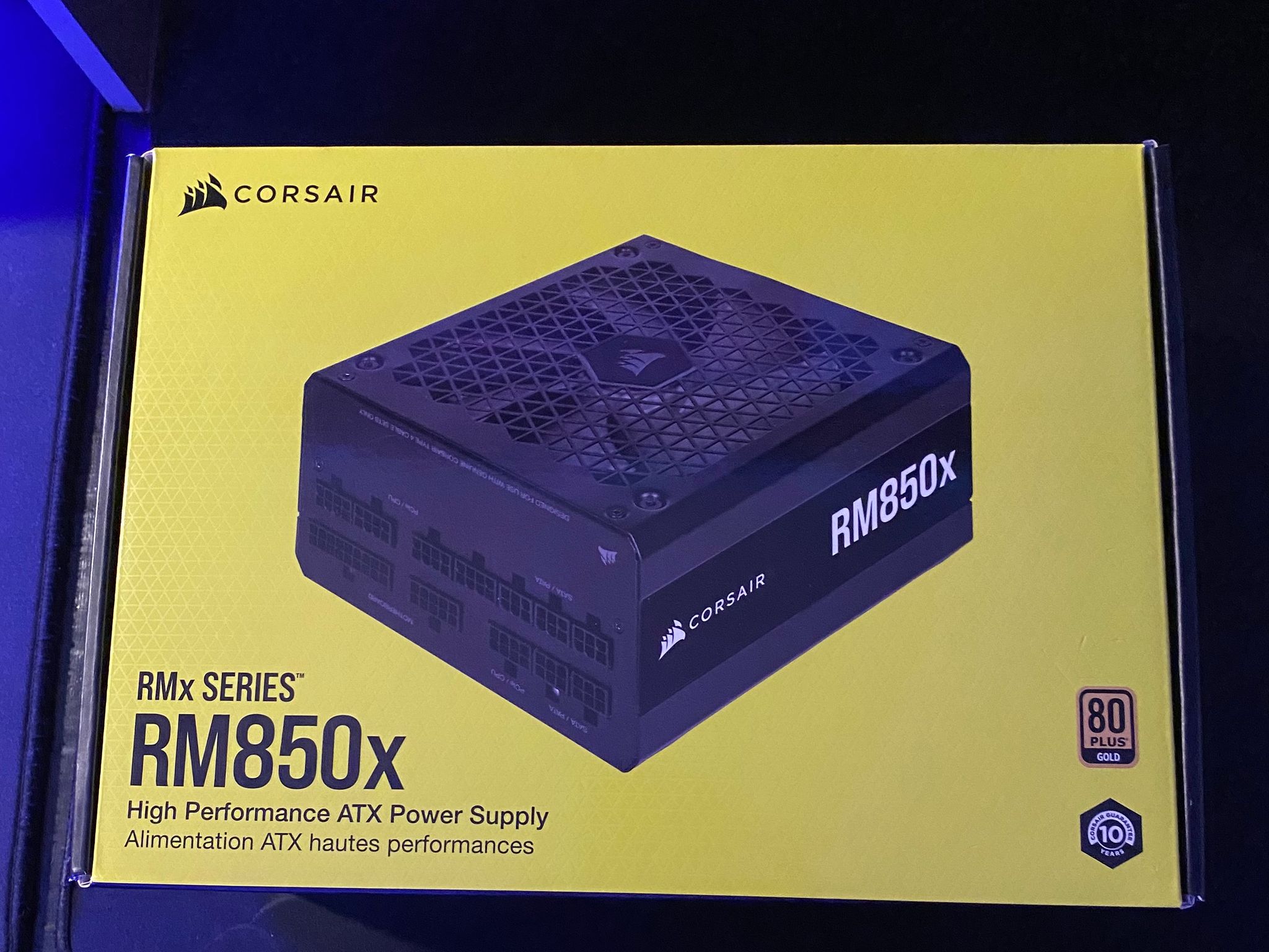 Corsair RMx Series™ RM850x / 850 Watt 80 PLUS Gold Fully Modular ATX PSU
