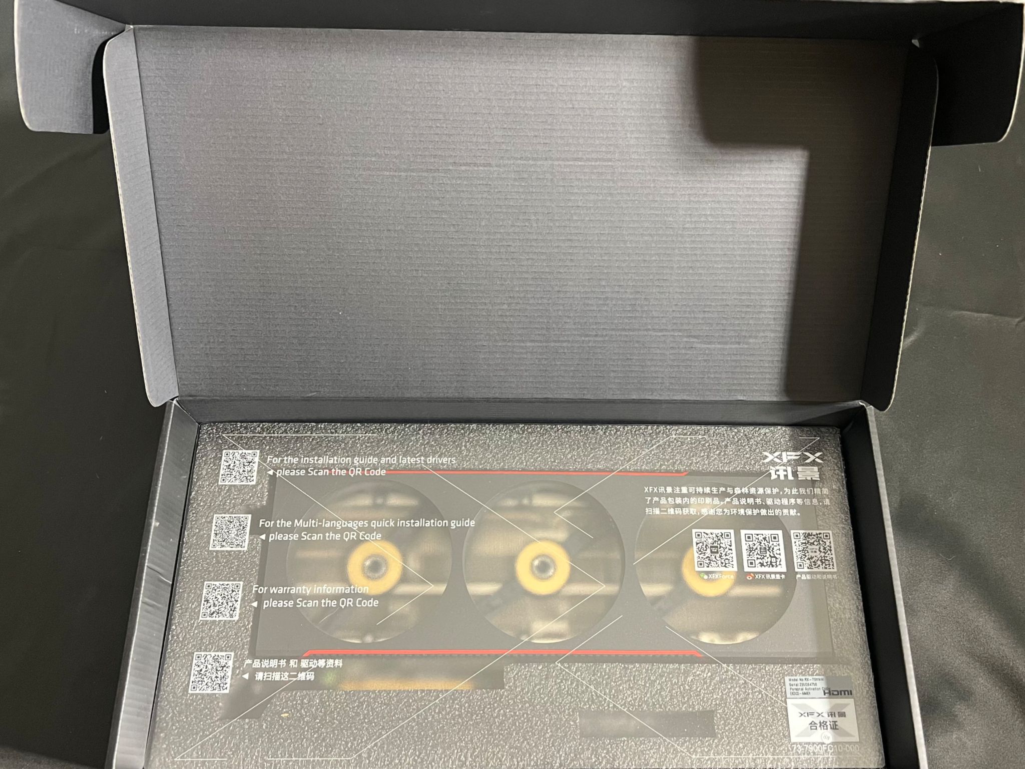 Limited Edition XFX Mercury AMD Radeon RX 7900 XTX Magnetic Air Gaming Graphics Card