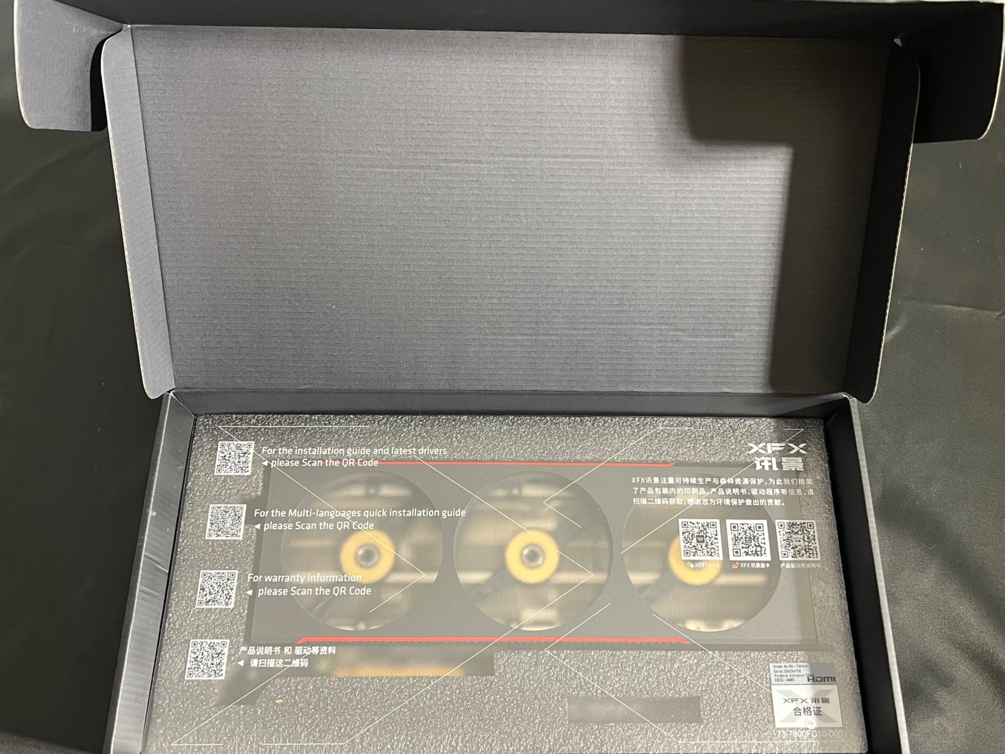 Limited Edition XFX Mercury AMD Radeon RX 7900 XTX Magnetic Air Gaming Graphics Card