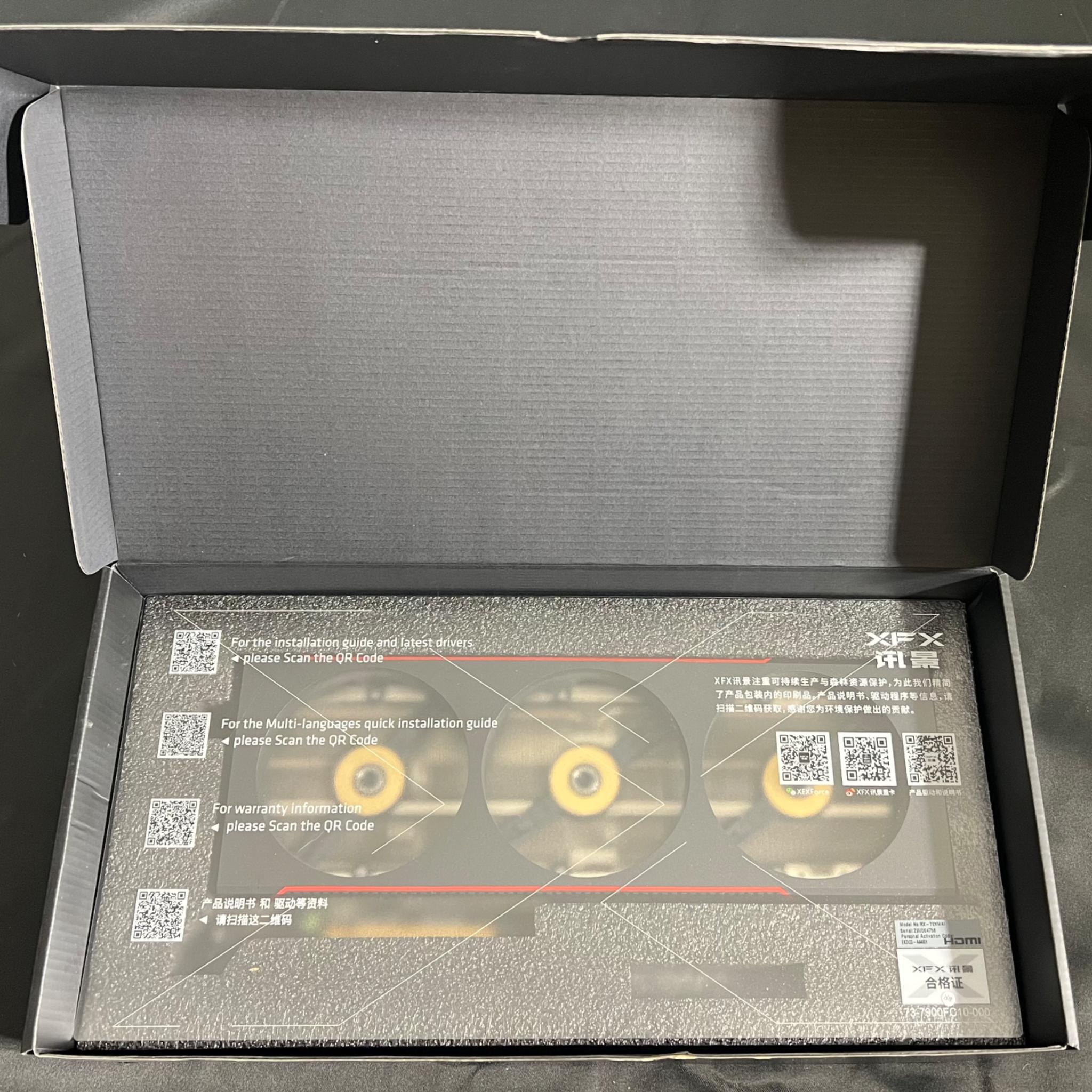 Limited Edition XFX Mercury AMD Radeon RX 7900 XTX Magnetic Air Gaming Graphics Card