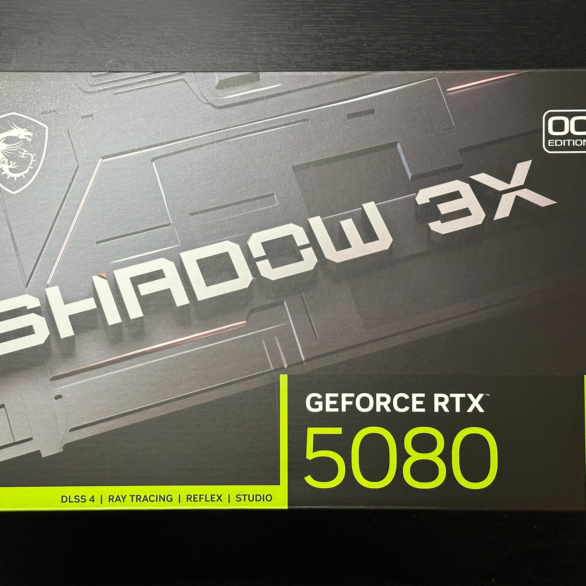 GeForce RTX 5080 - MSI Shadow 3X OC Edition