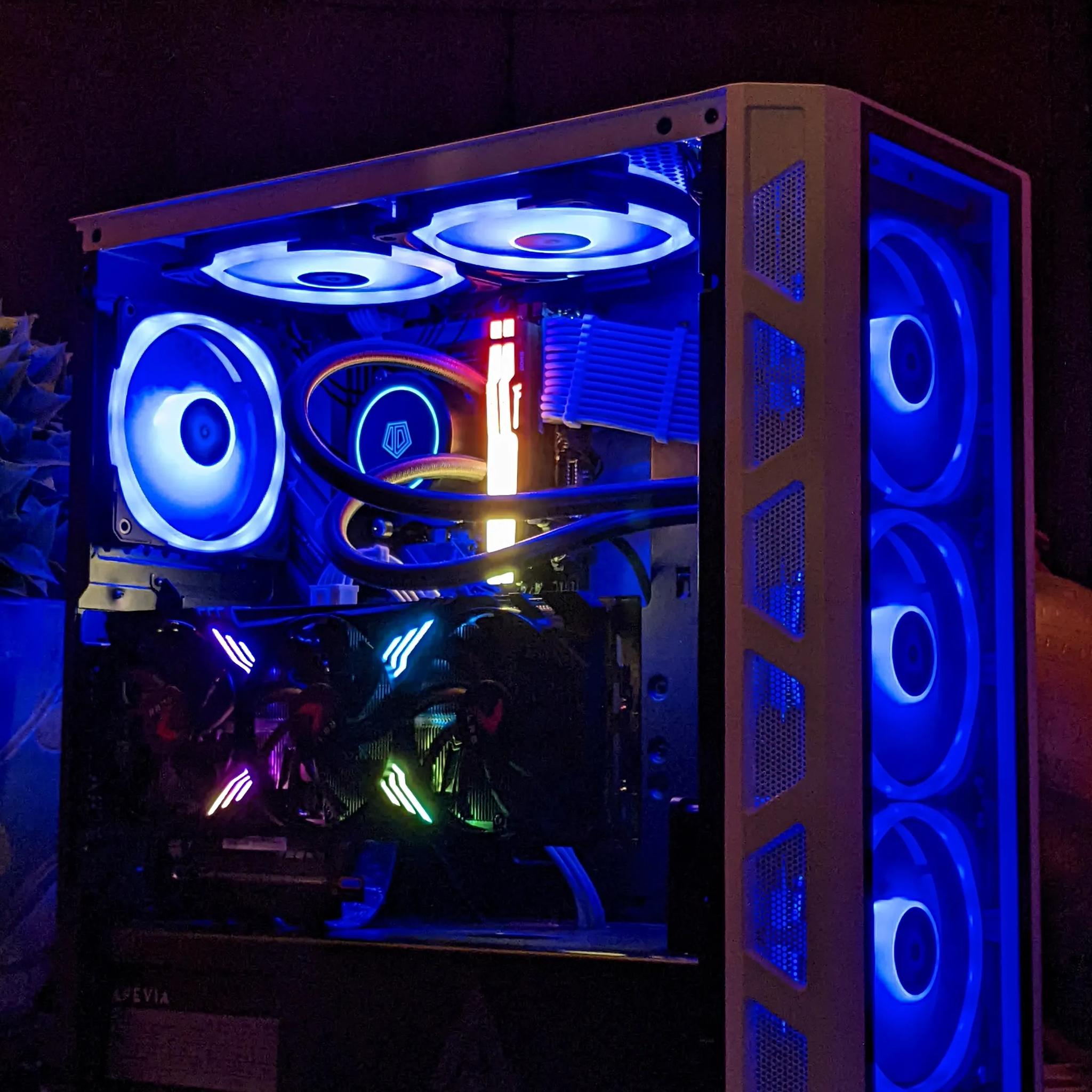 ⚪️Pro Gaming PC| RTX 4070 12GB| 12th Gen I5| 16GB DDR5 RAM@5600MHz| 3TB NVMe/SSD| Windows 11 Pro