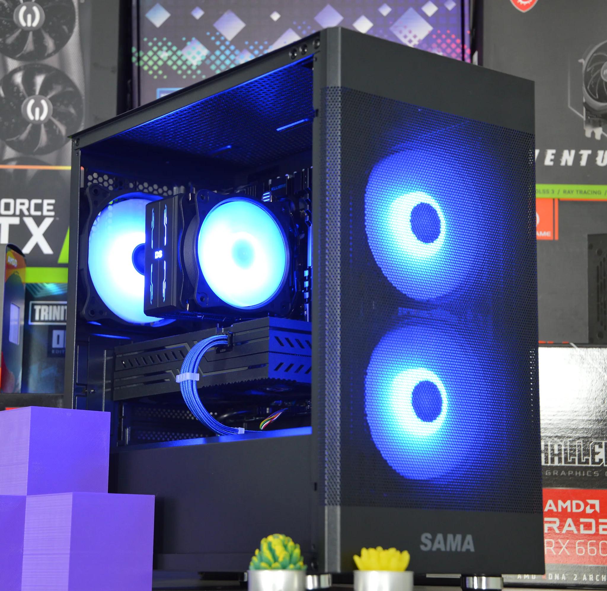🔵⚫️| RX 580 8GB | INTEL XEON E5 2670 V3 | 16GB DDR4 RAM | 1TB NVME SSD | Midnight Cobalt |