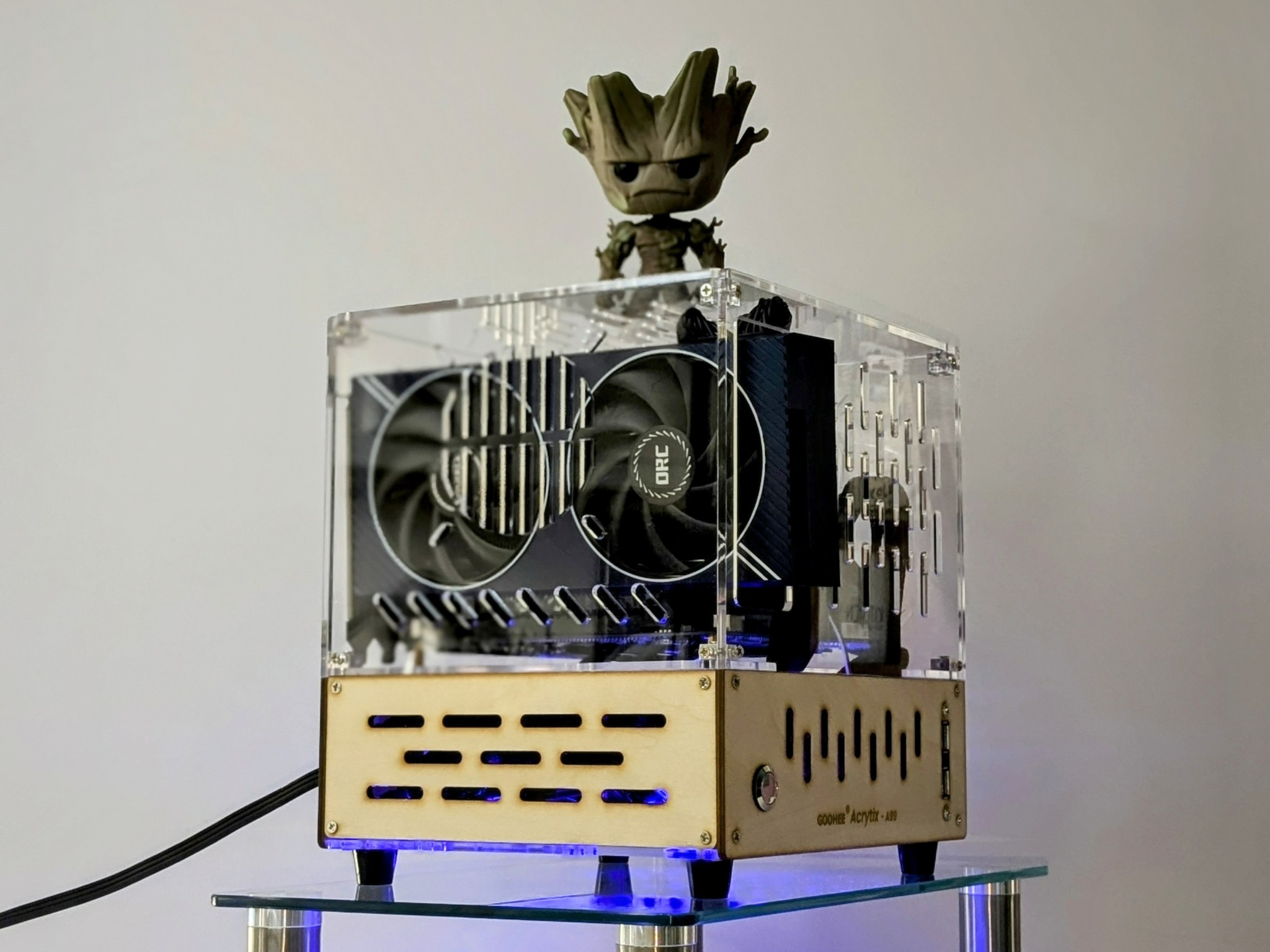 "Holo-Wood" Beast(AM5)🪵Intel ARC A750🧬Ryzen 5 8400F🧬32GB DDR5 RAM🧬1TB NVMe M.2 SSD🧬Windows 11 Pro✅