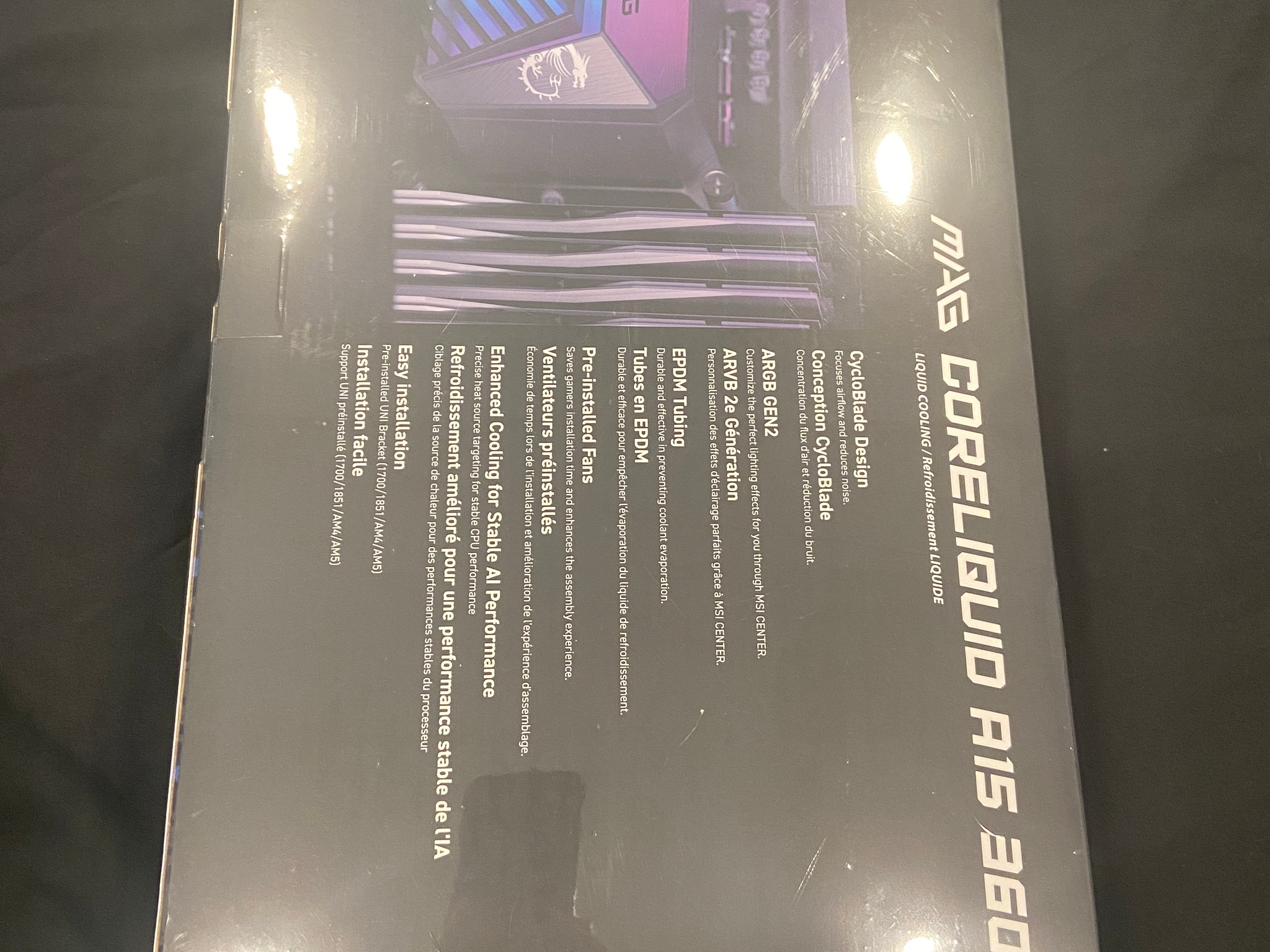 MSI MAG CORELIQUID A15 360mm AIO