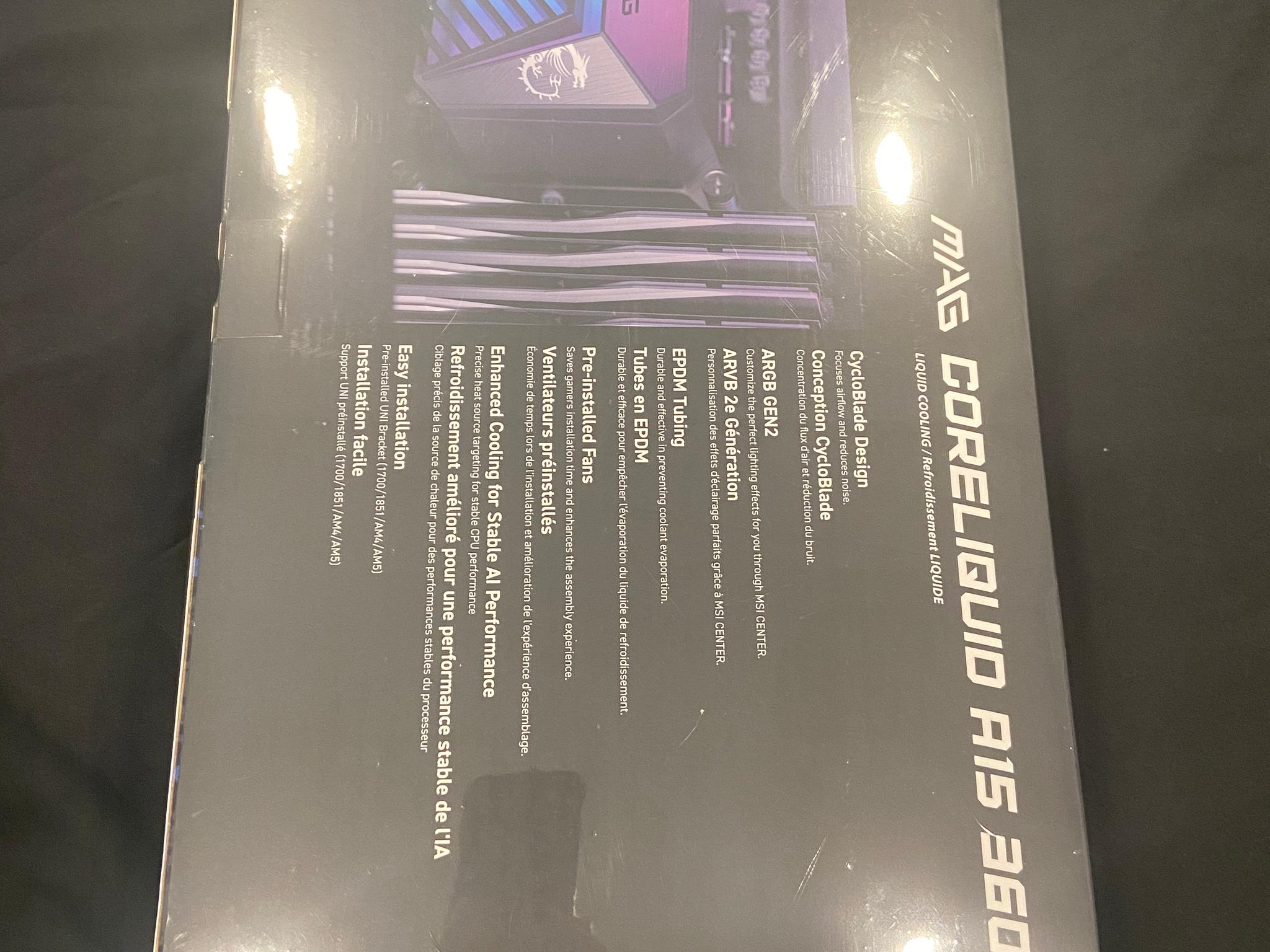 MSI MAG CORELIQUID A15 360mm AIO