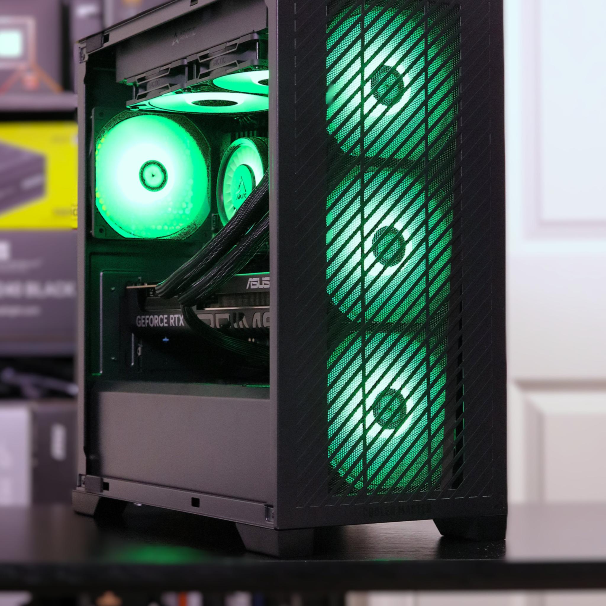 🟩 Arctic Venom ❄️ | Ryzen 5 7500X3D | RTX 5060 Ti 8GB | 16GB DDR5 - 6000 | 1TB NVMe |