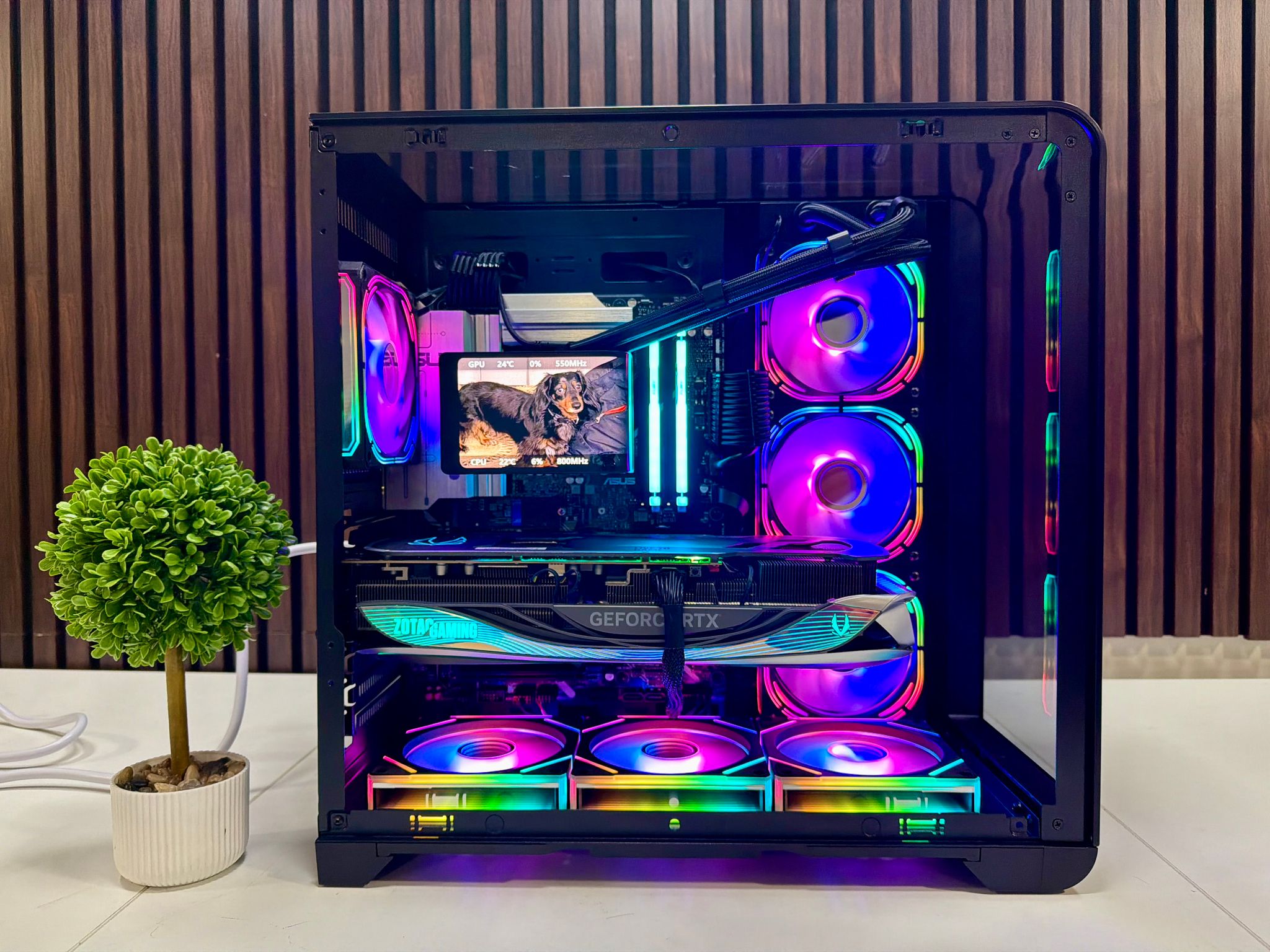 RTX 4080 | Intel Ultra 9 285k | 32GB DDR5 | 2TB M.2 | 1000 Watt Gold PSU | LCD AIO