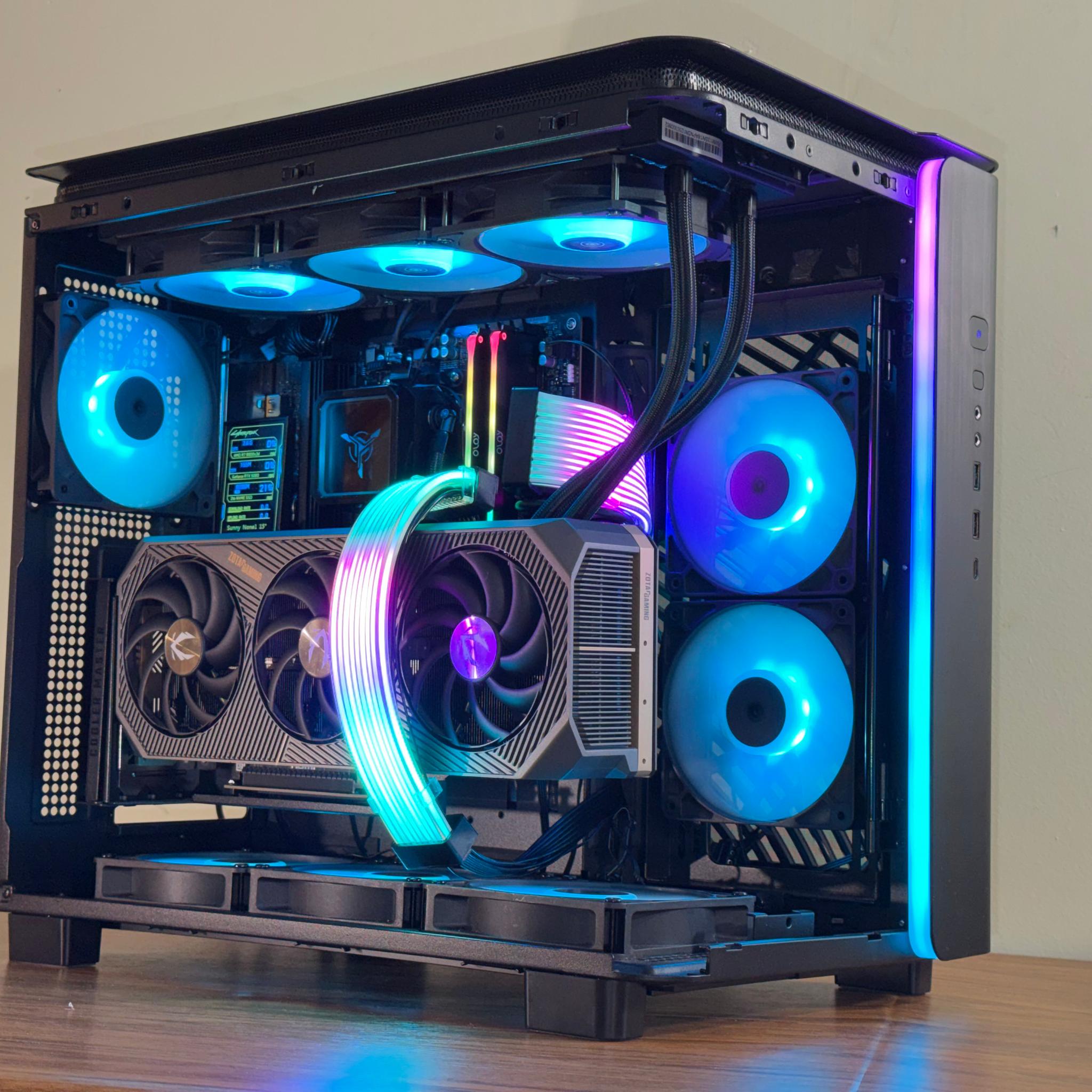 ⚡RTX 5080 | 9800x3d | 32gb DDR5 | 2tb NVMe SSD | Windows 11 | "Phantom Nebula 95"