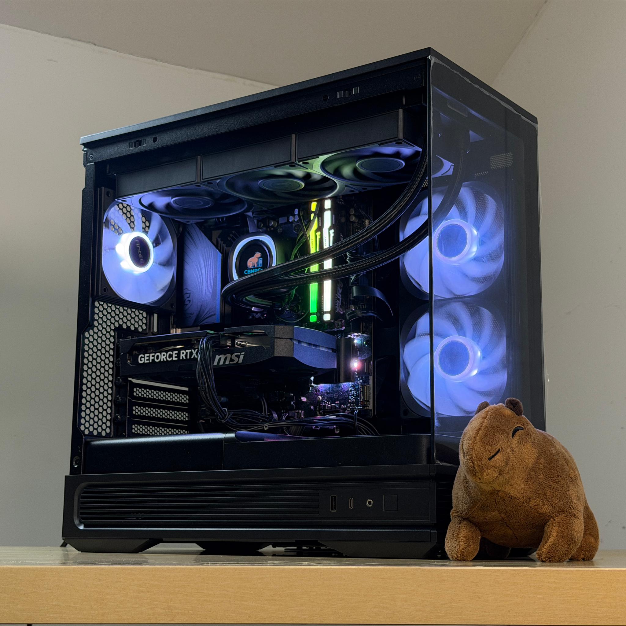 ♠️⚡🗡️ Black Gaming PC | Ryzen 5 9600x, RTX 5060 Ti, 16GB RAM, 1TB SSD, | CUSTOMIZABLE LCD SCREEN