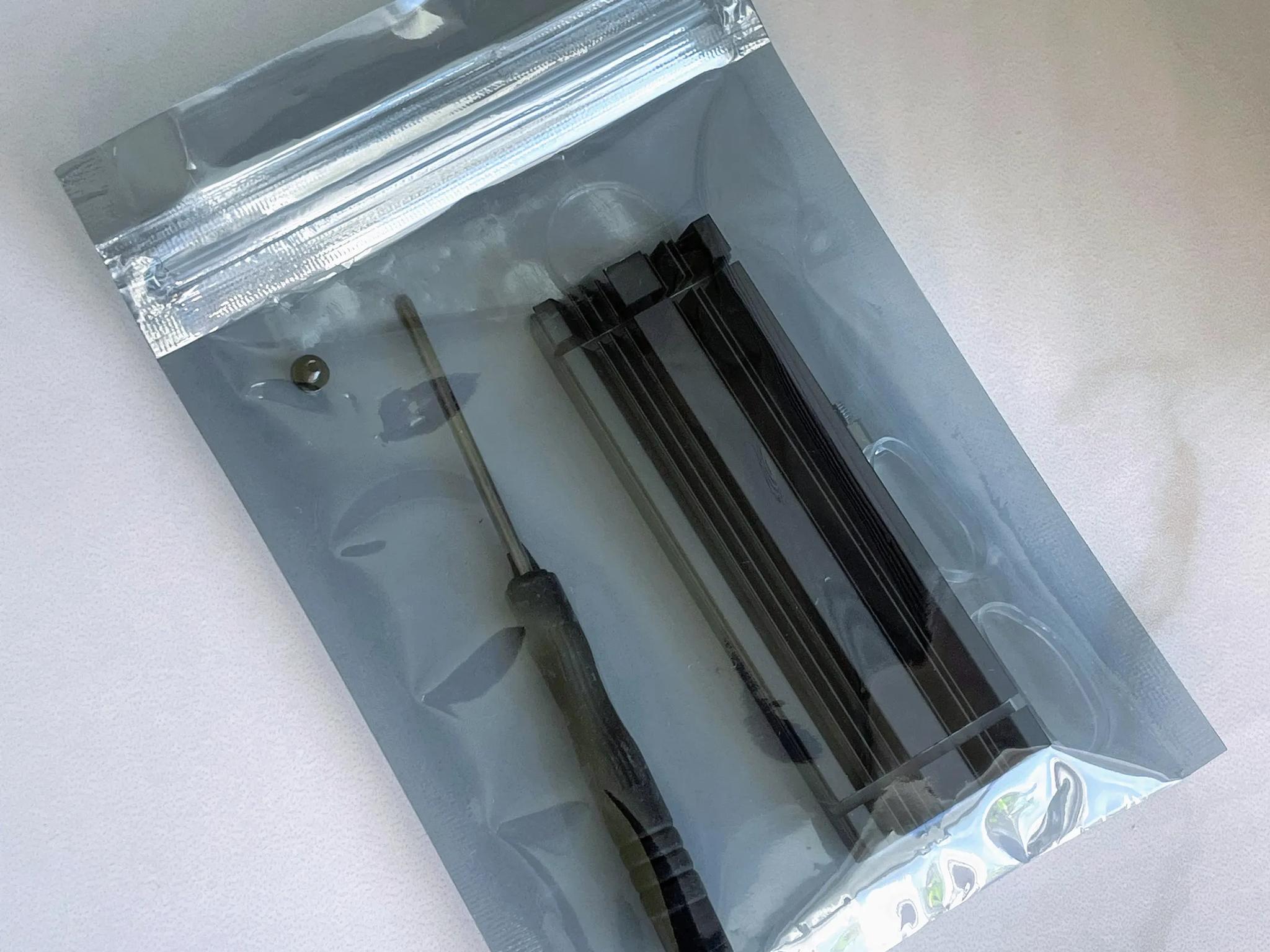 Black Aluminum SSD Heatsink for M.2 2280 NVMe SSD Drives