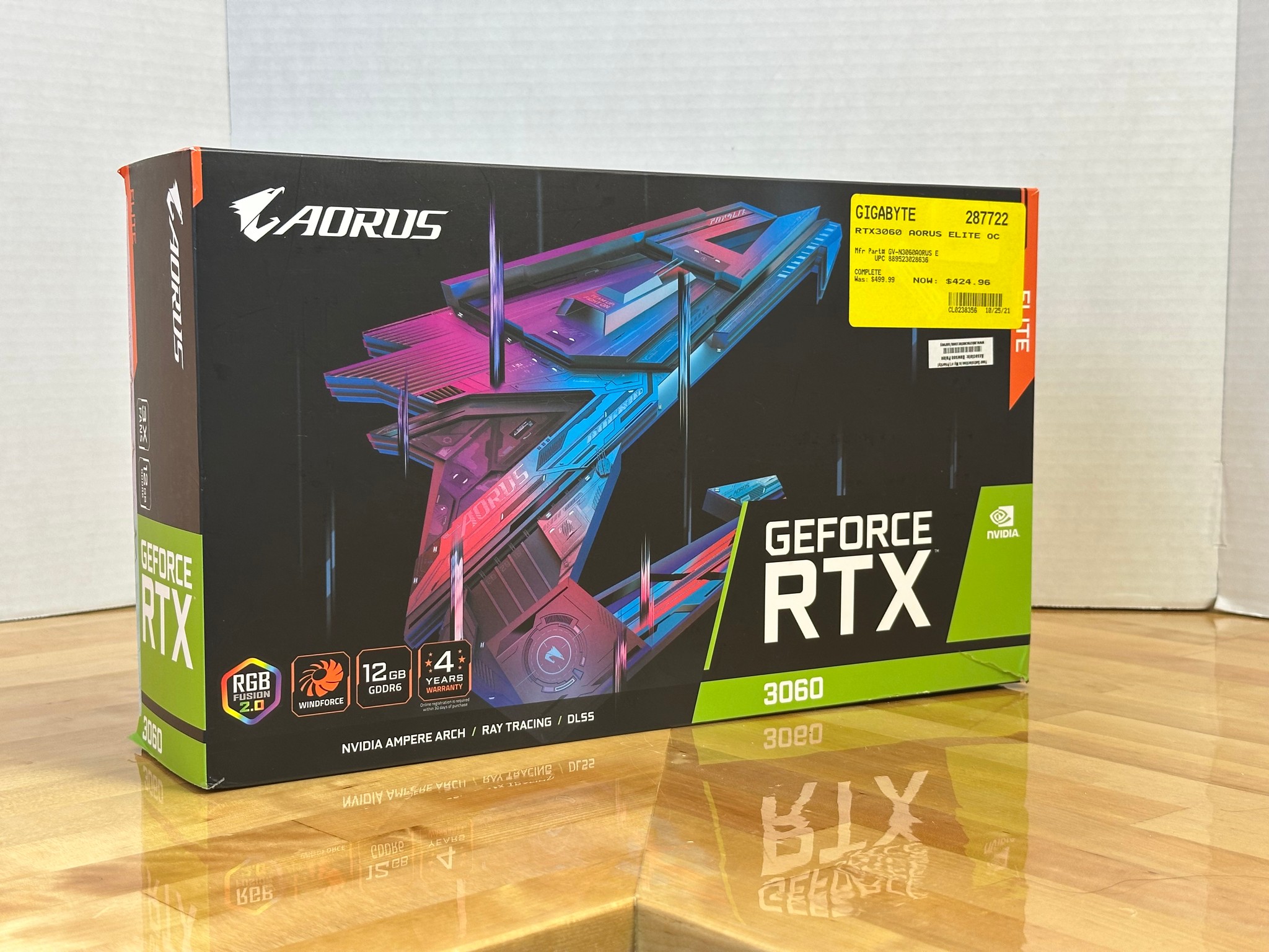 GIGABYTE AORUS ELITE GeForce RTX 3060 12GB