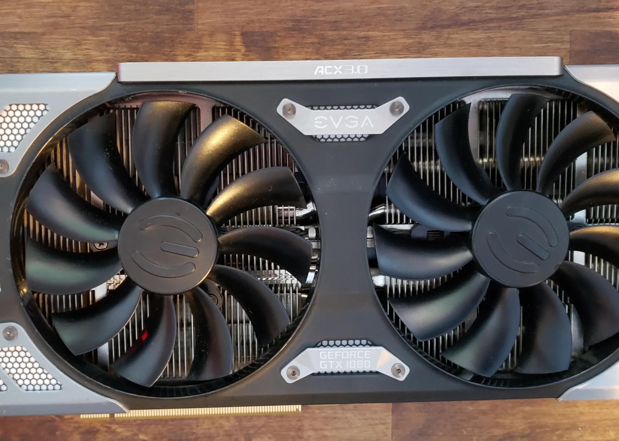 EVGA GTX 1080 graphics card