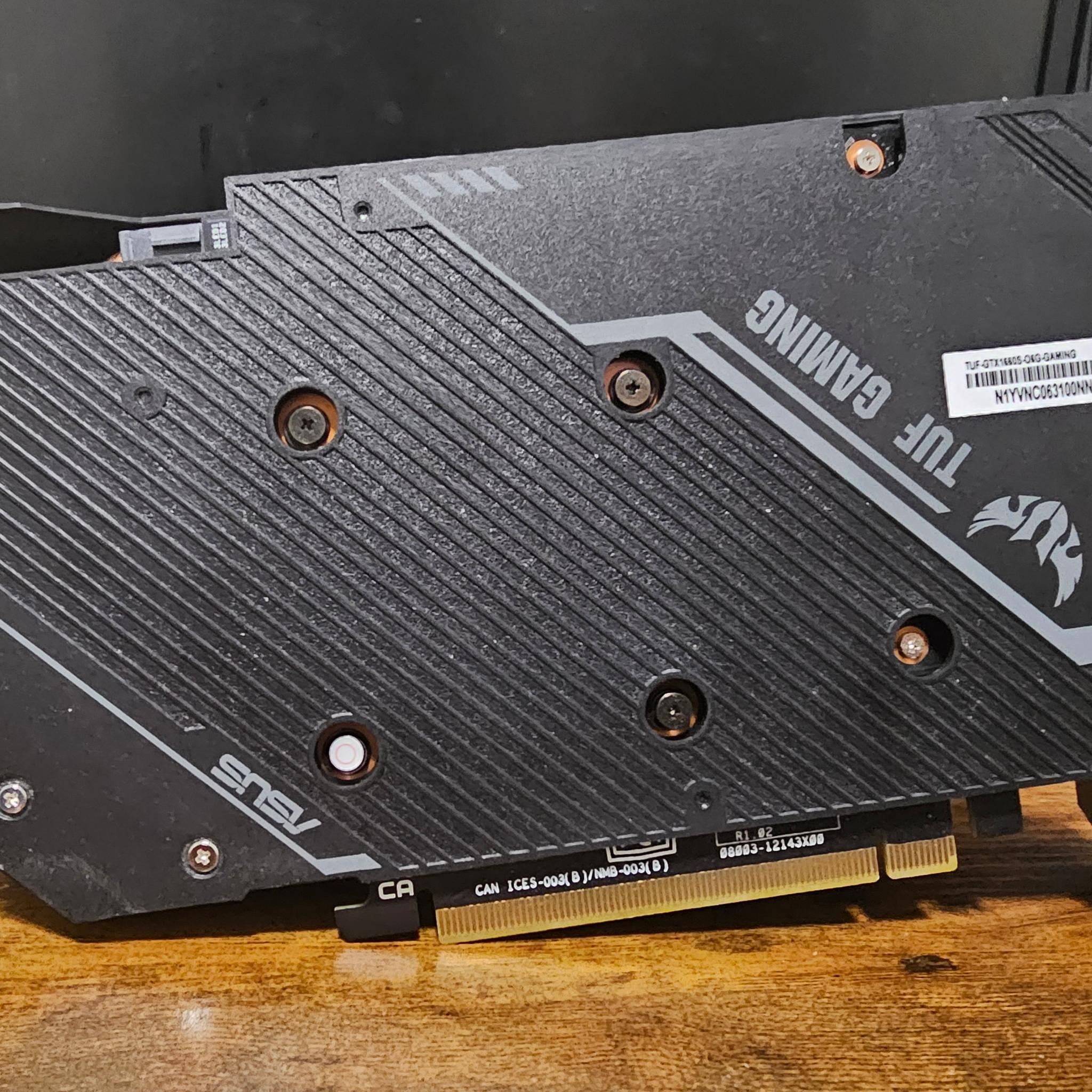 Asus Tuf Gtx 1660 super 6GB