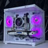 ALL WHITE ❄️WINTER THEMED❄️ THE G.O.A.T CUSTOM GAMING PC GTX 1080TI