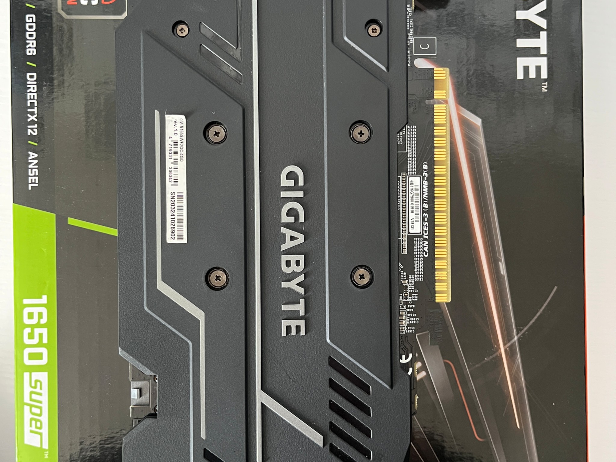Gigabyte GTX 1650 Super 4GB OC