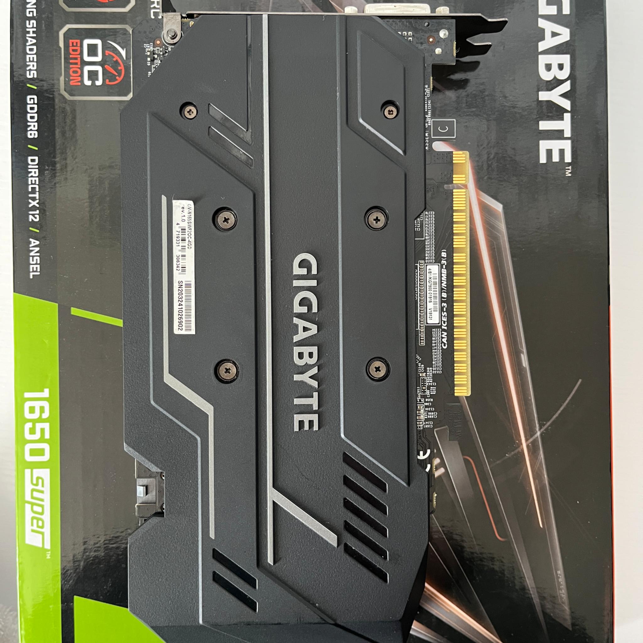 Gigabyte GTX 1650 Super 4GB OC