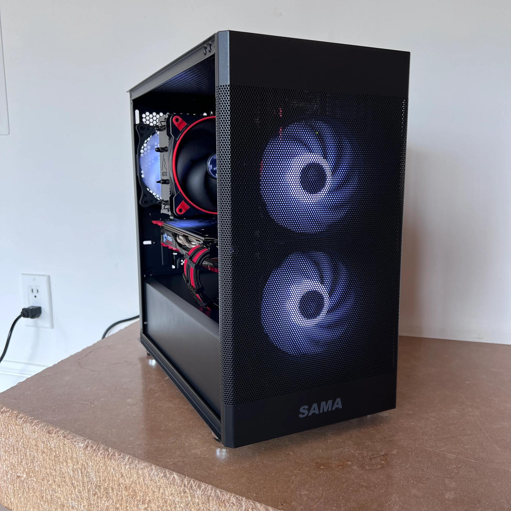 🟥⬛ Black & Red Budget Build | i3-12100F | GTX 1070 ⬛🟥