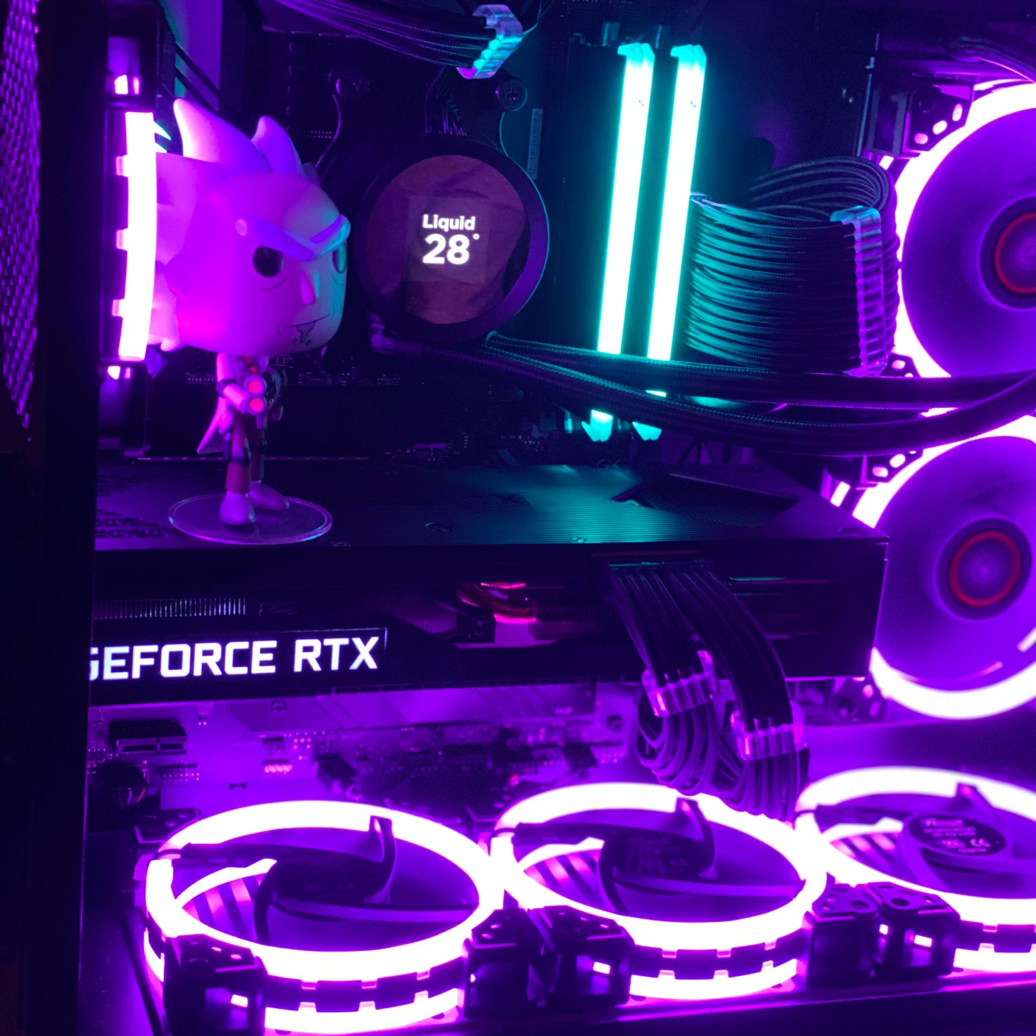 High End Gaming PC|| RTX 3080| Ryzen 7 5800X| 32GB DDR4 RGB RAM| 1TB NVMe|LCD Liquid Aio|Windows 11