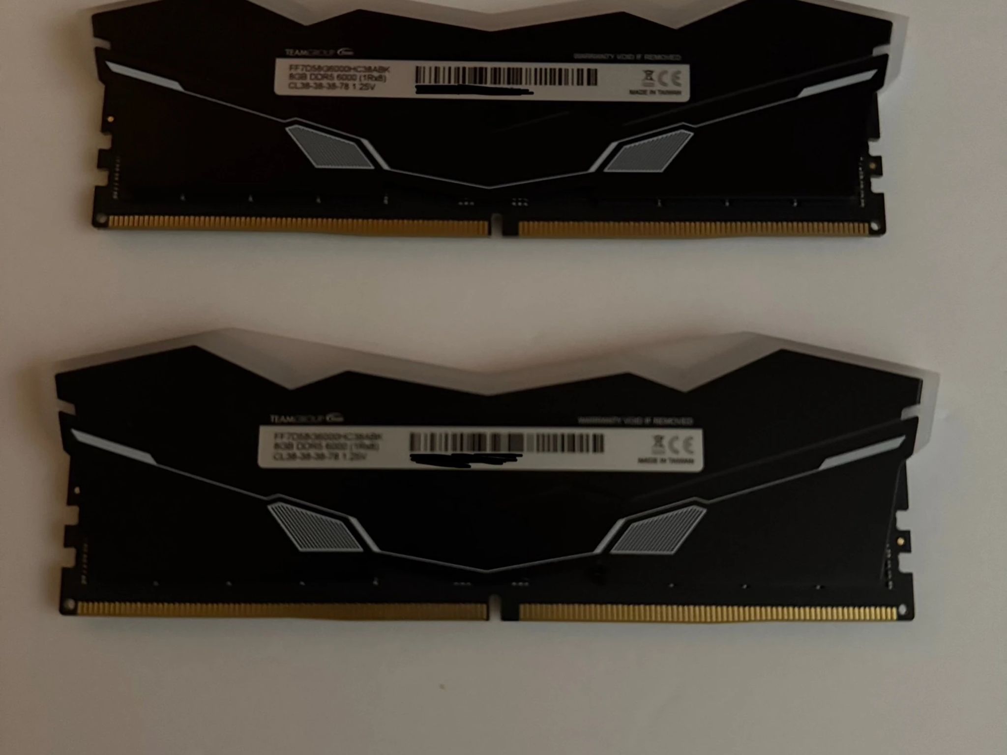 TEAMGROUP T-Force Delta RGB 16 GB (2 x 8 GB) DDR5-6000 CL38 Memory ***FAST SHIPPING***