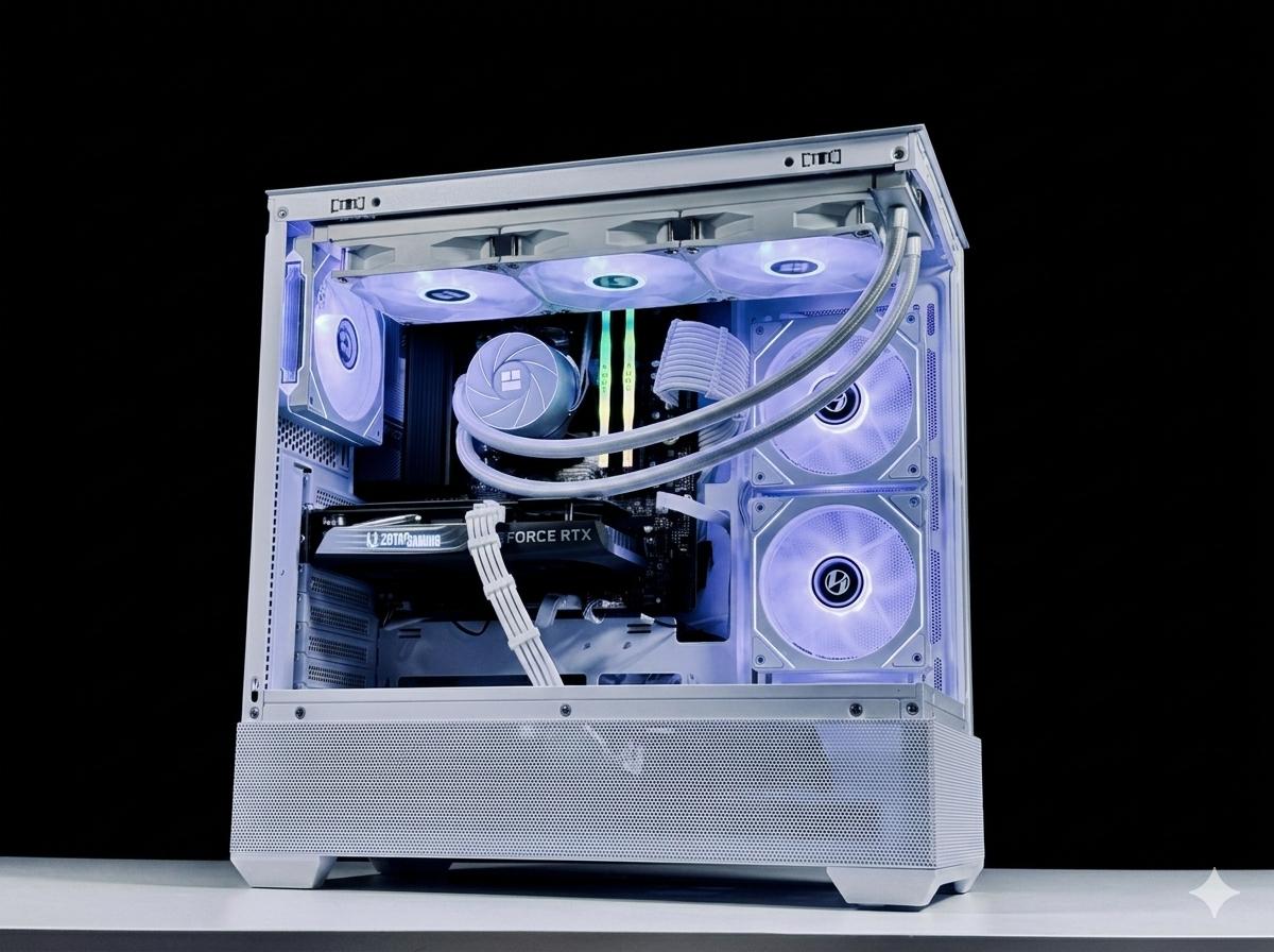 ☁️pure white☁️ Ryzen 5 5500 / RTX 4060 / 1tb / 16gb Ram