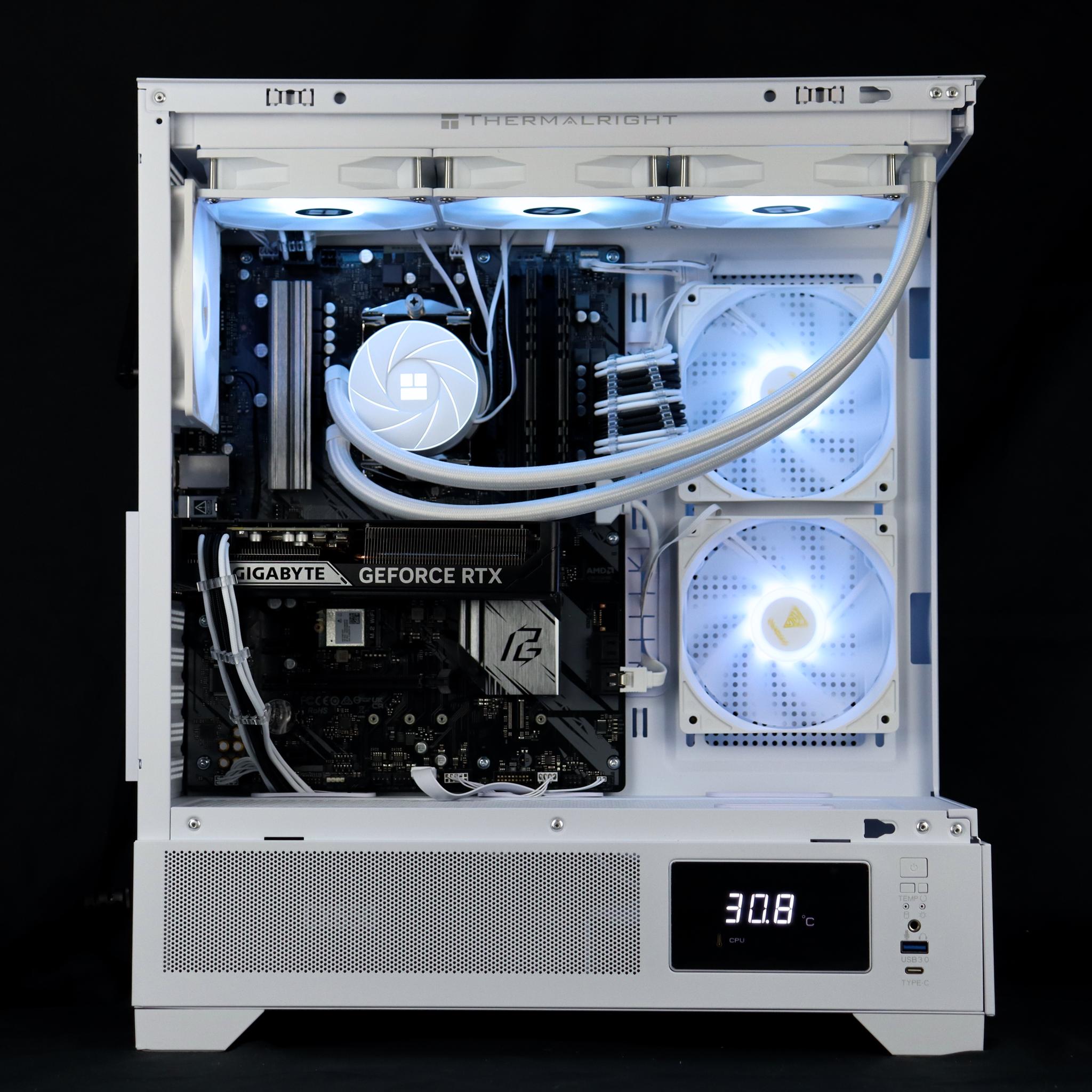 🧊❄️🧊 White Gaming PC – RTX 5060 TI, Ryzen 7 5800XT, 32GB RAM, 1TB SSD - WiFi 🧊❄️🧊