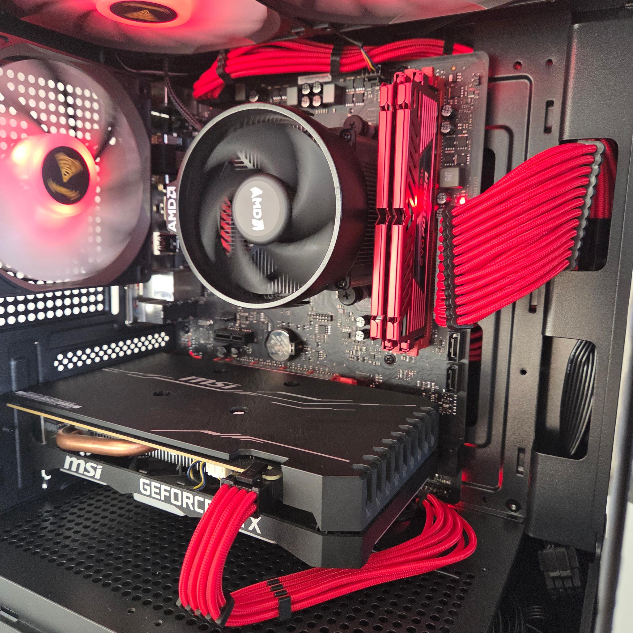 Red Riot | Budget Red-Themed Gaming PC ❤️🔴❤️