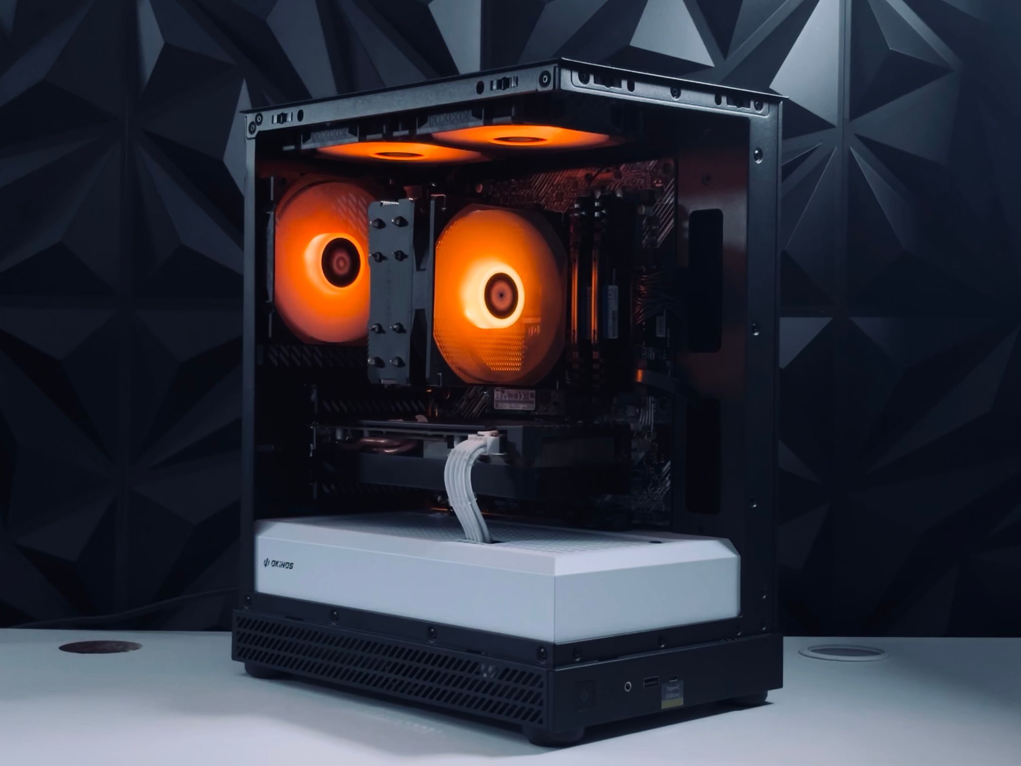 🧡🎃 Spooky Gaming PC - 🦁RTX 3080 🦁Ryzen 5 5500 🦁16GB RAM 🦁2TB 🦁WIFI + BT ⚡️🧡