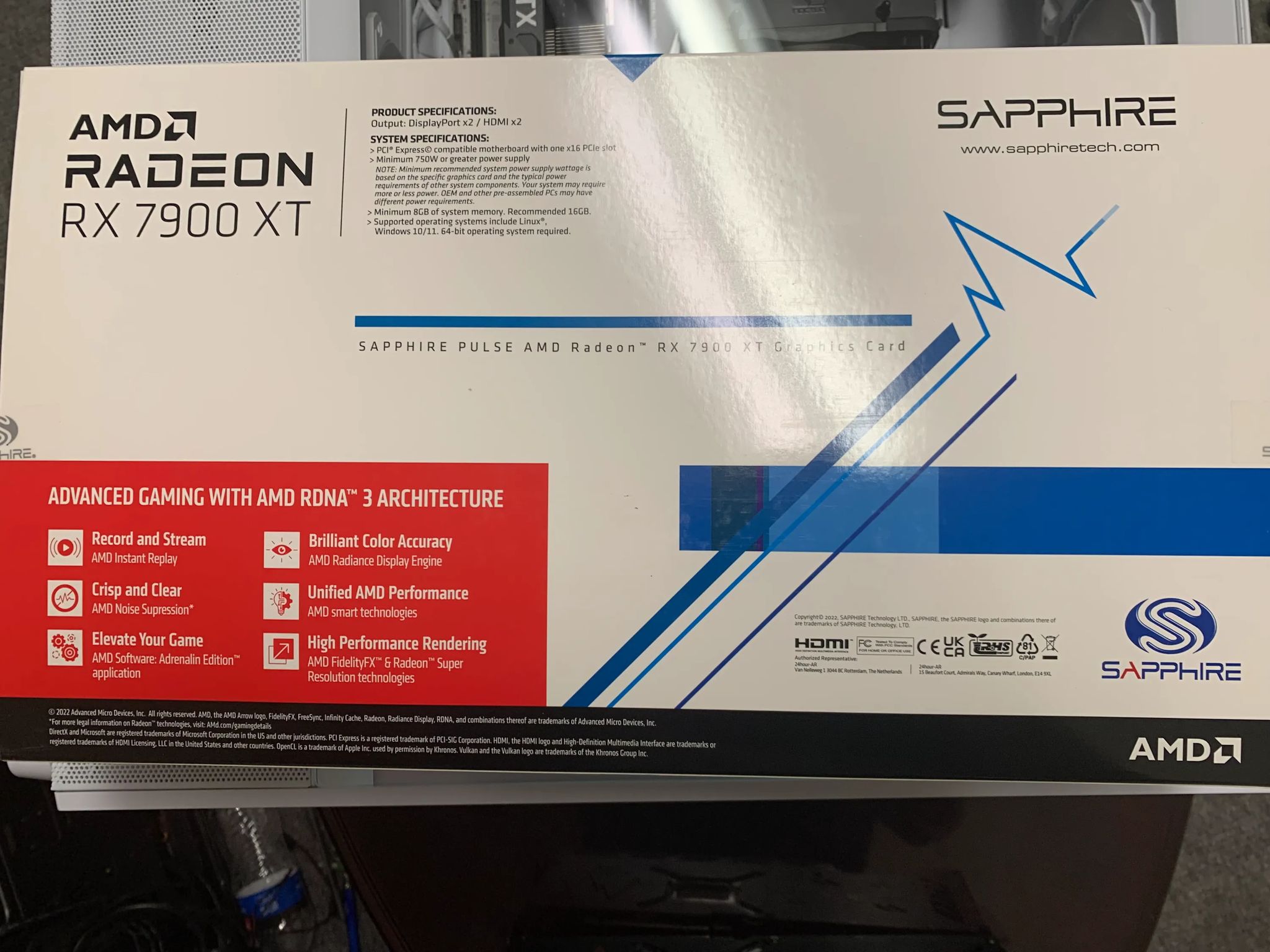 Sapphire Pulse RX 7900 XT 20GB GDDR6