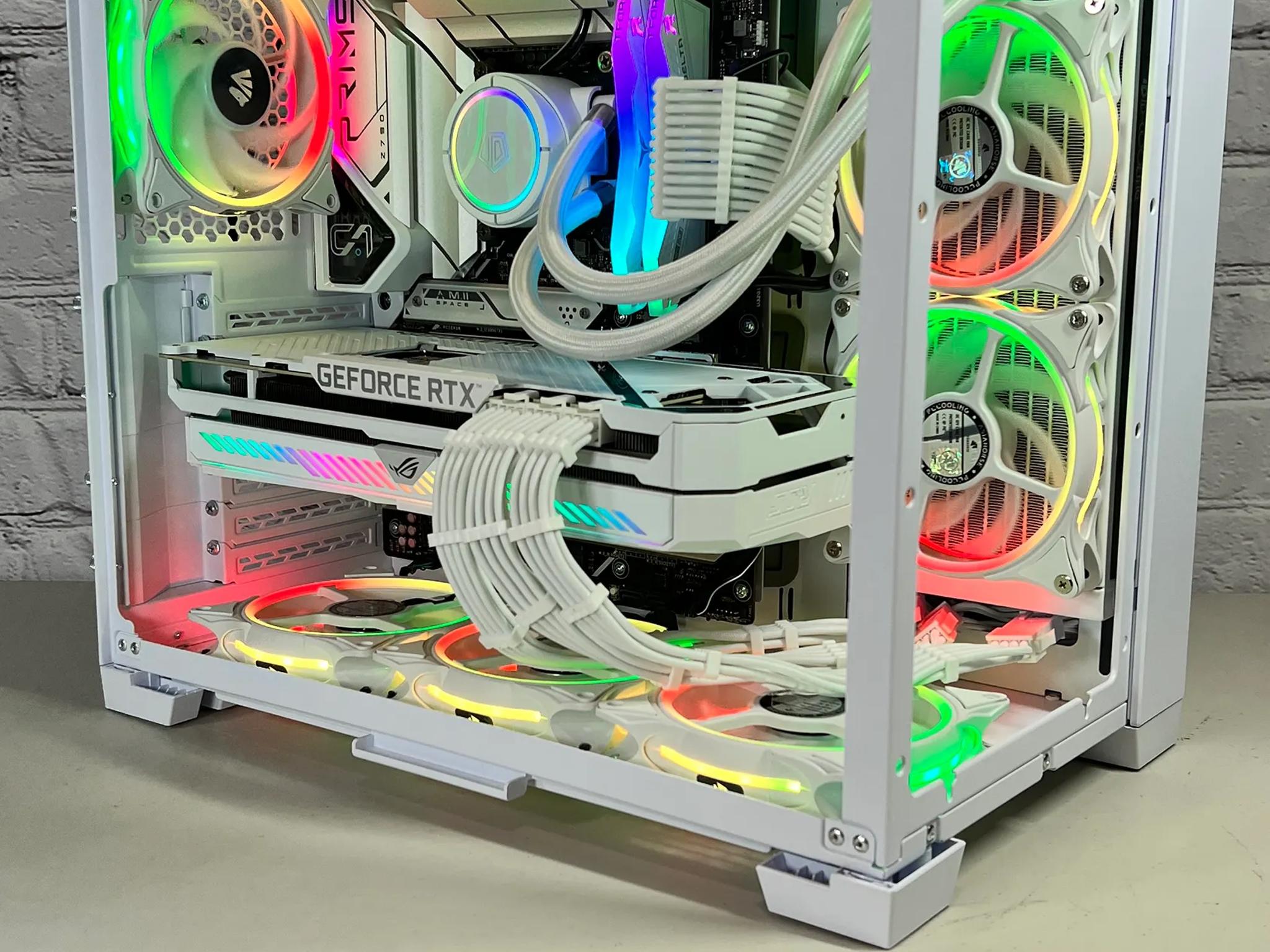 Snow Edition - Intel 13600KF Asus ROG Strix RTX 3080 32GB DDR5 RAM 2TB M.2 Win 11 Pro