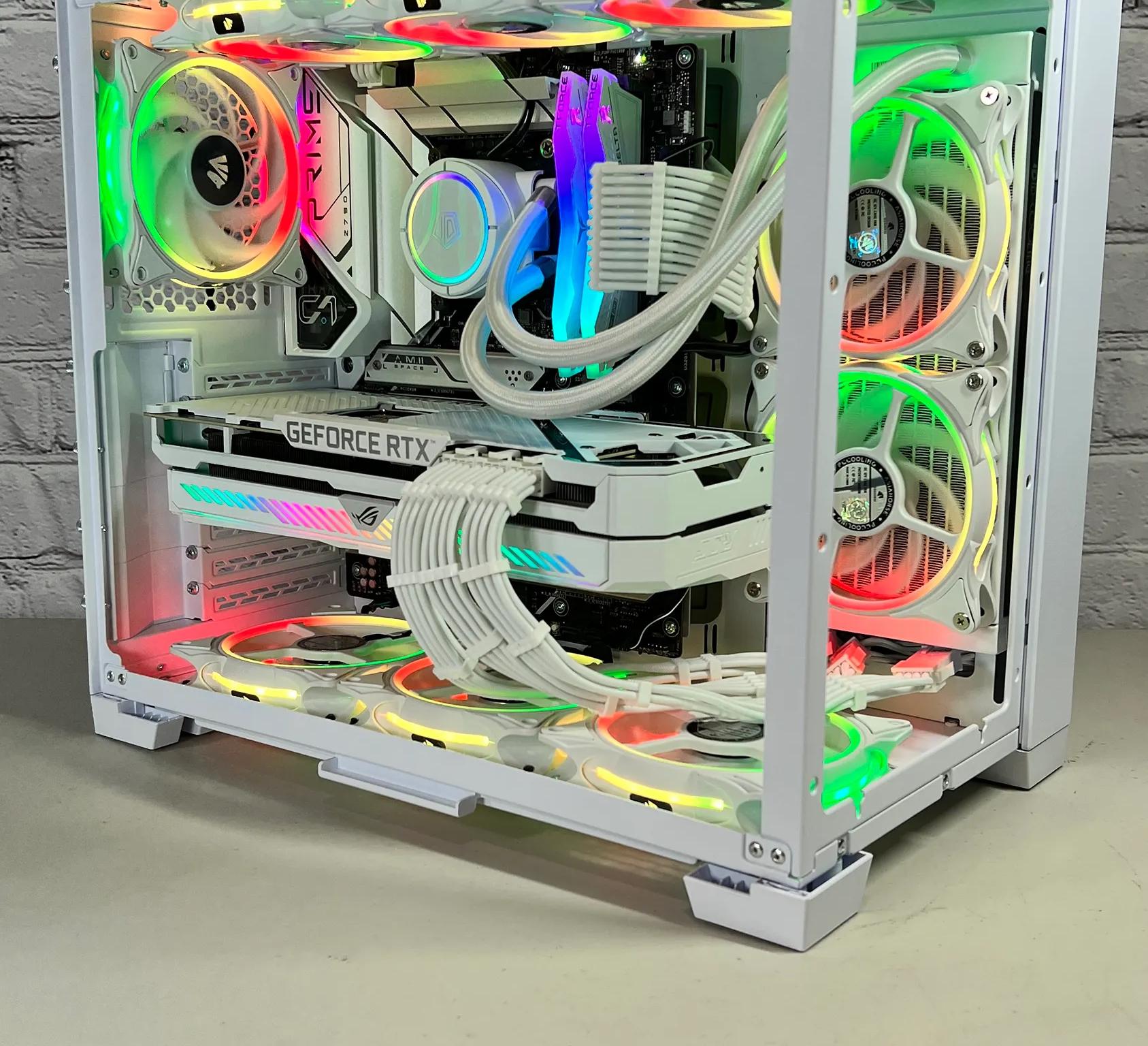 Snow Edition - Intel 13600KF Asus ROG Strix RTX 3080 32GB DDR5 RAM 2TB M.2 Win 11 Pro