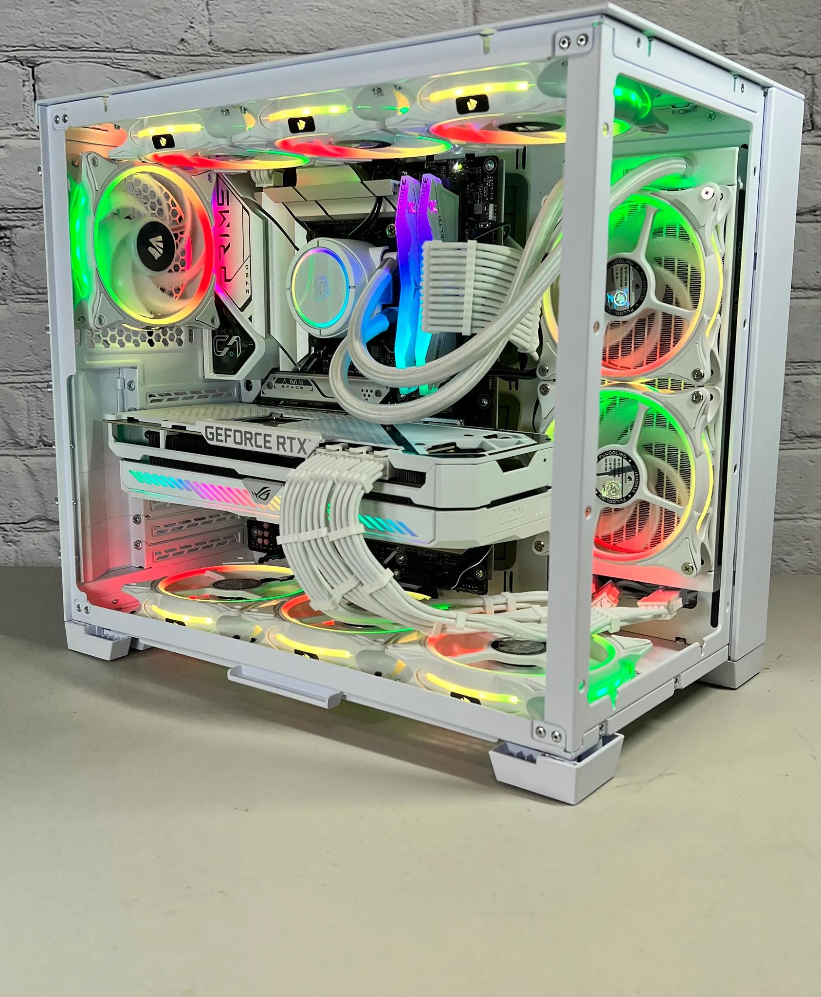 Snow Edition - Intel 13600KF Asus ROG Strix RTX 3080 32GB DDR5 RAM 2TB M.2 Win 11 Pro