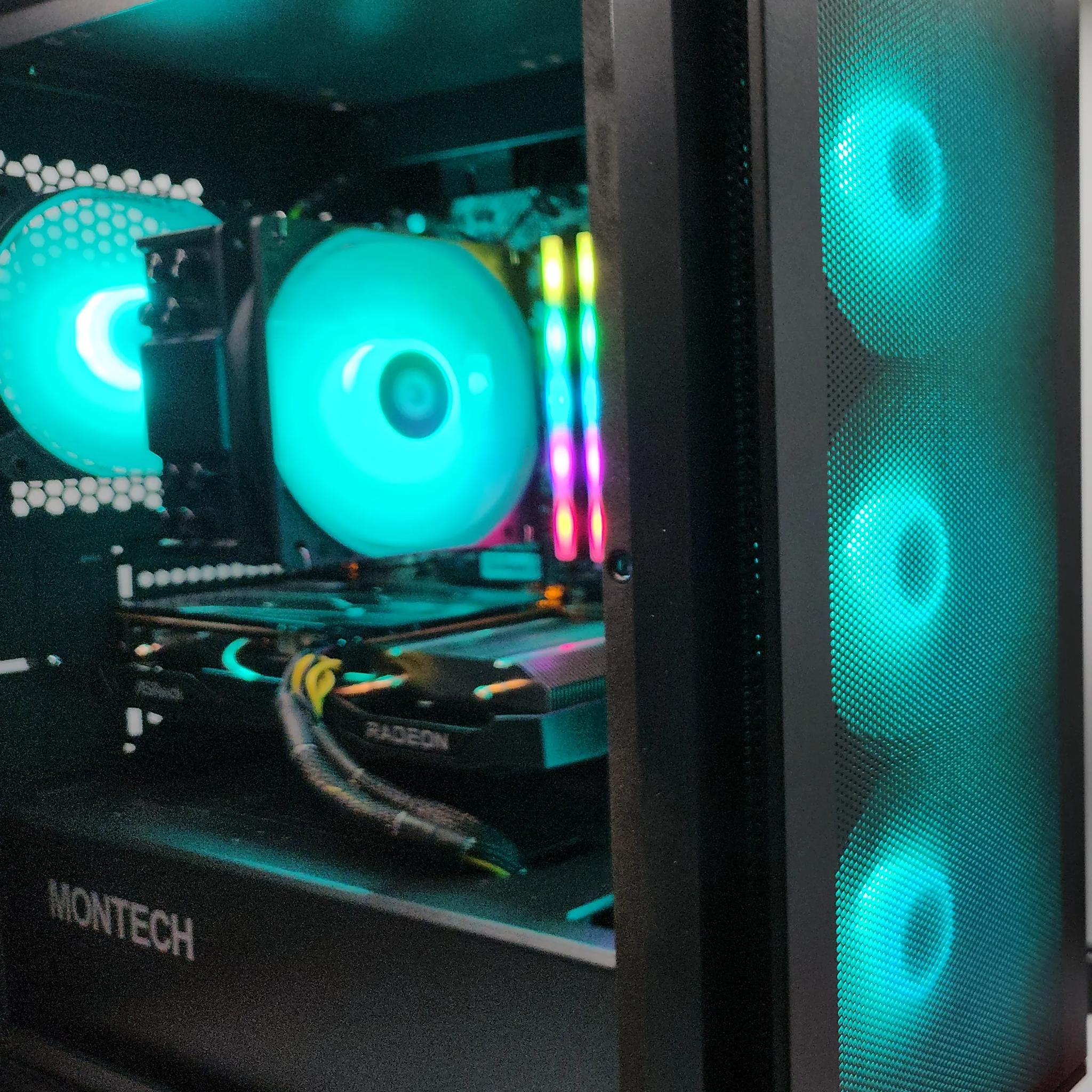 "Air 100" Gaming PC Ryzen 5 5500 / 16GB DDR4 / 1TB SSD / RX6600 8GB