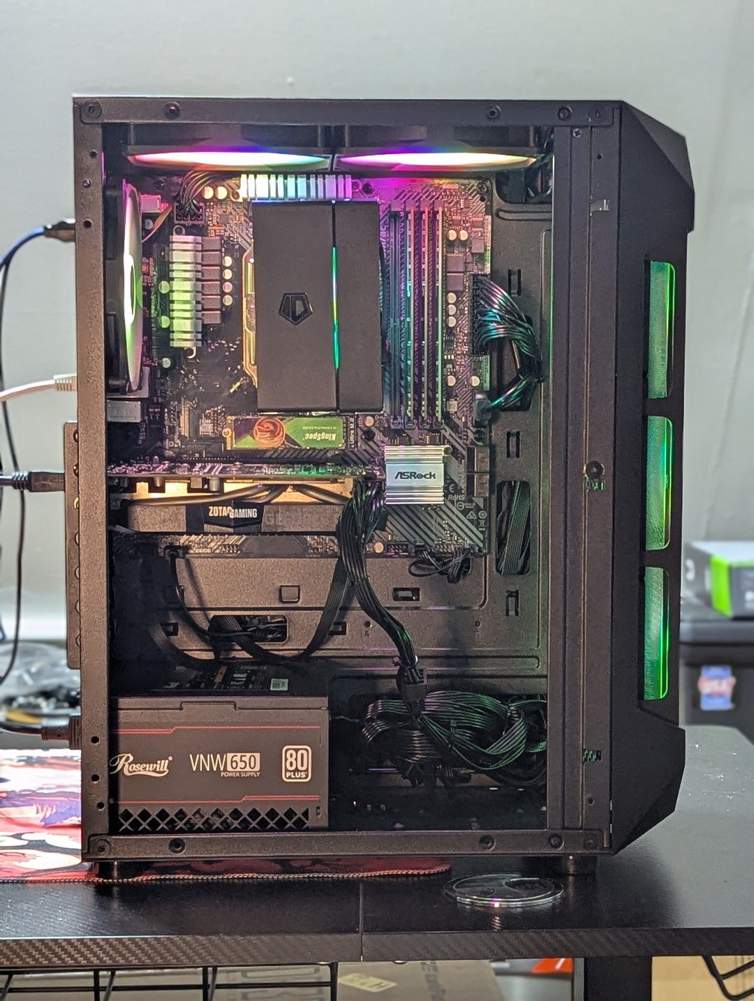 デスクトップPC (GTX1660) Ryzen5 2600X Gaming PC| AMD Ryzen 5 2600X|Nvidia GeForce GTX 1660 Super|512 GB