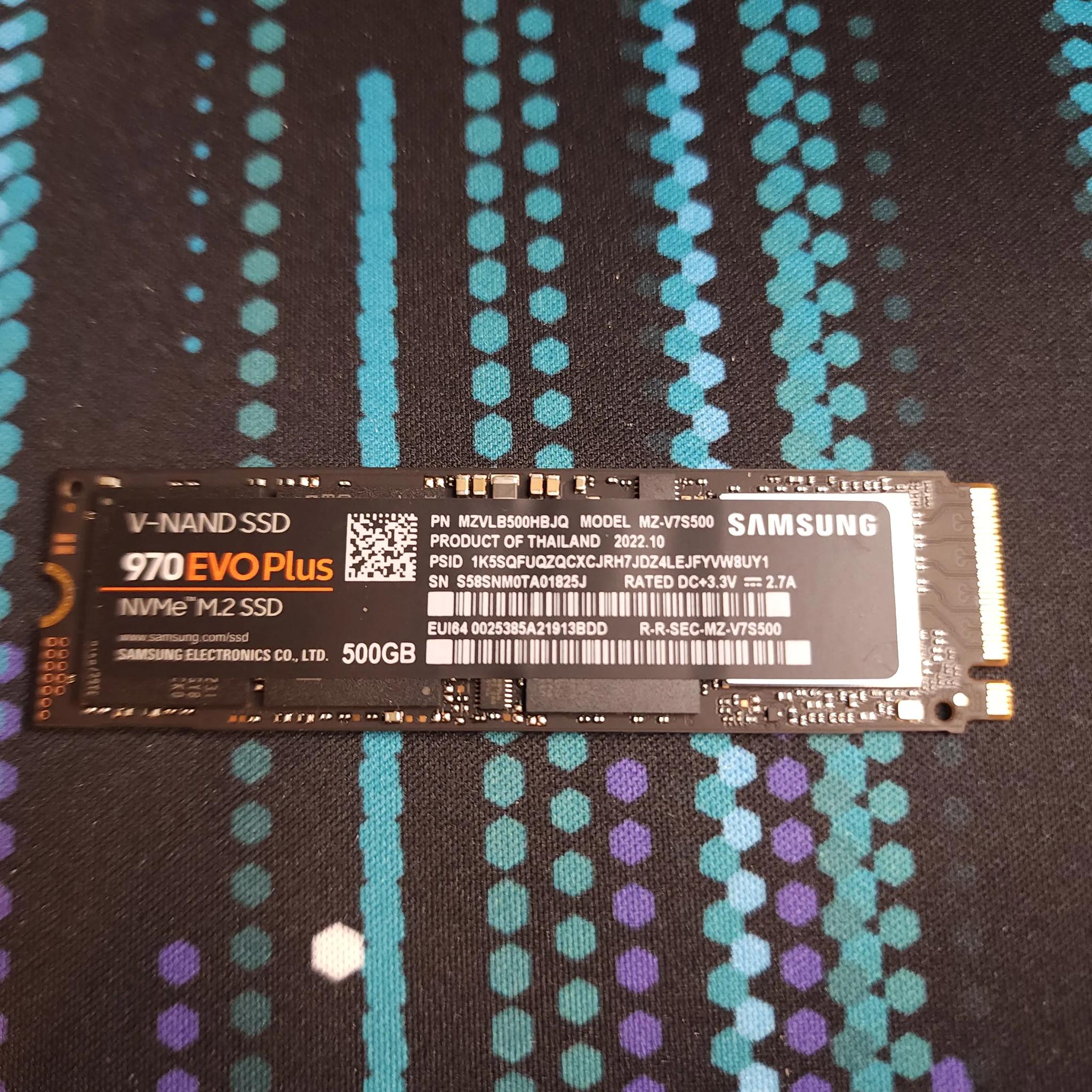 970 EVO Plus NVMe M.2 SSD 500GB