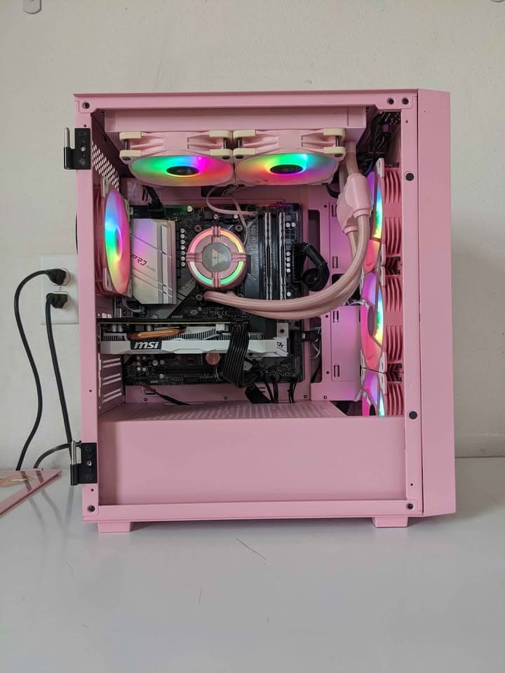 "The Pink PC" - RYZEN 7 4700G - RTX 2060 - 16GB DDR4-3000