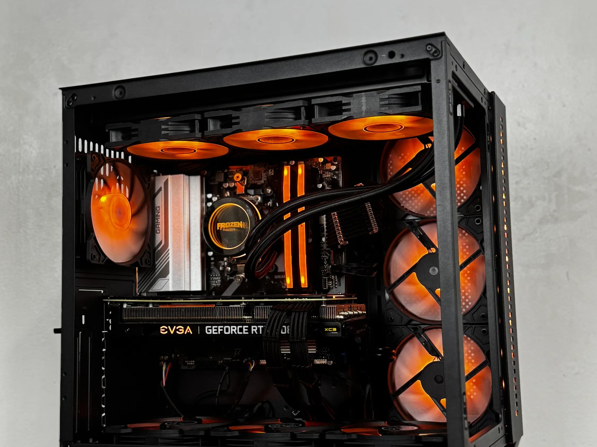 🖤Black🖤 High-End Gaming PC (Ryzen 5 7500f + RTX 3080 + 32gb of ram)
