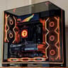🔥 Fireball 🔥 Ryzen 9 7950X3D + RTX 5070 Ti | Premium 1440p Gaming & Creator PC | Dual LCD Displays