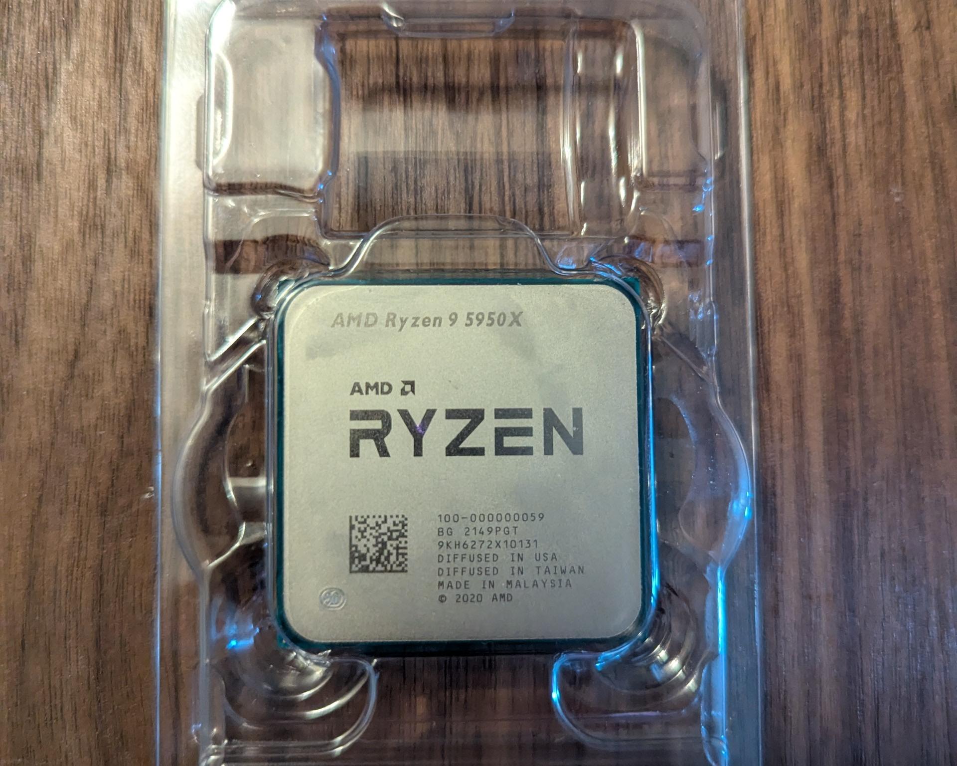 Ryzen 9 5950X 16 Cores 32 Threads. Lightly used.