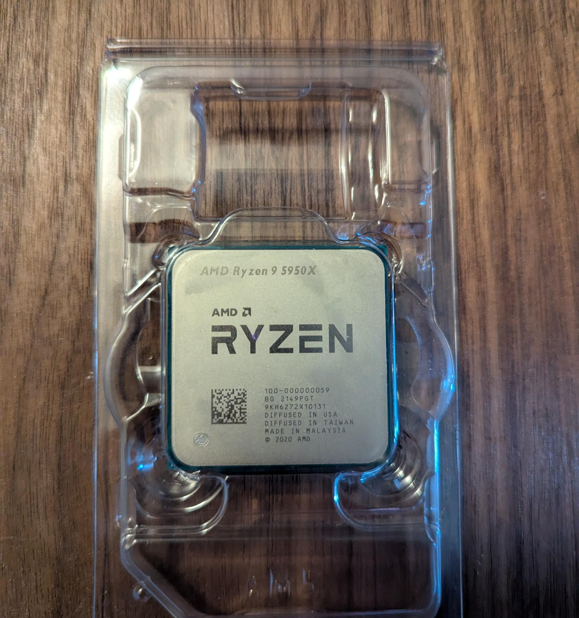 Ryzen 9 5950X 16 Cores 32 Threads. Lightly used.