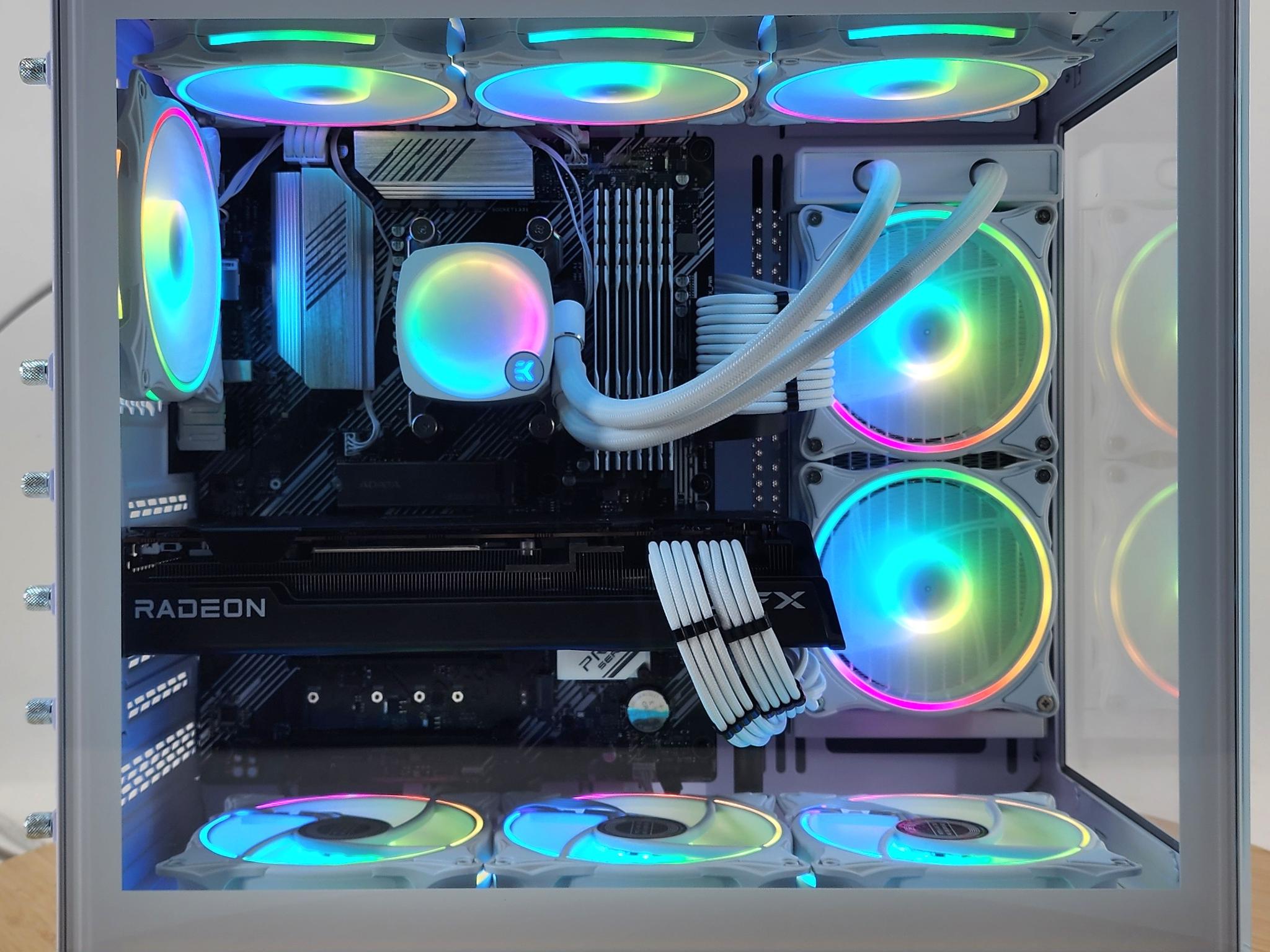 Gaming PC Ryzen 7 5700X3D 32GB RAM 1TB SSD RX 7700 XT 12GB Windows 11 Computer