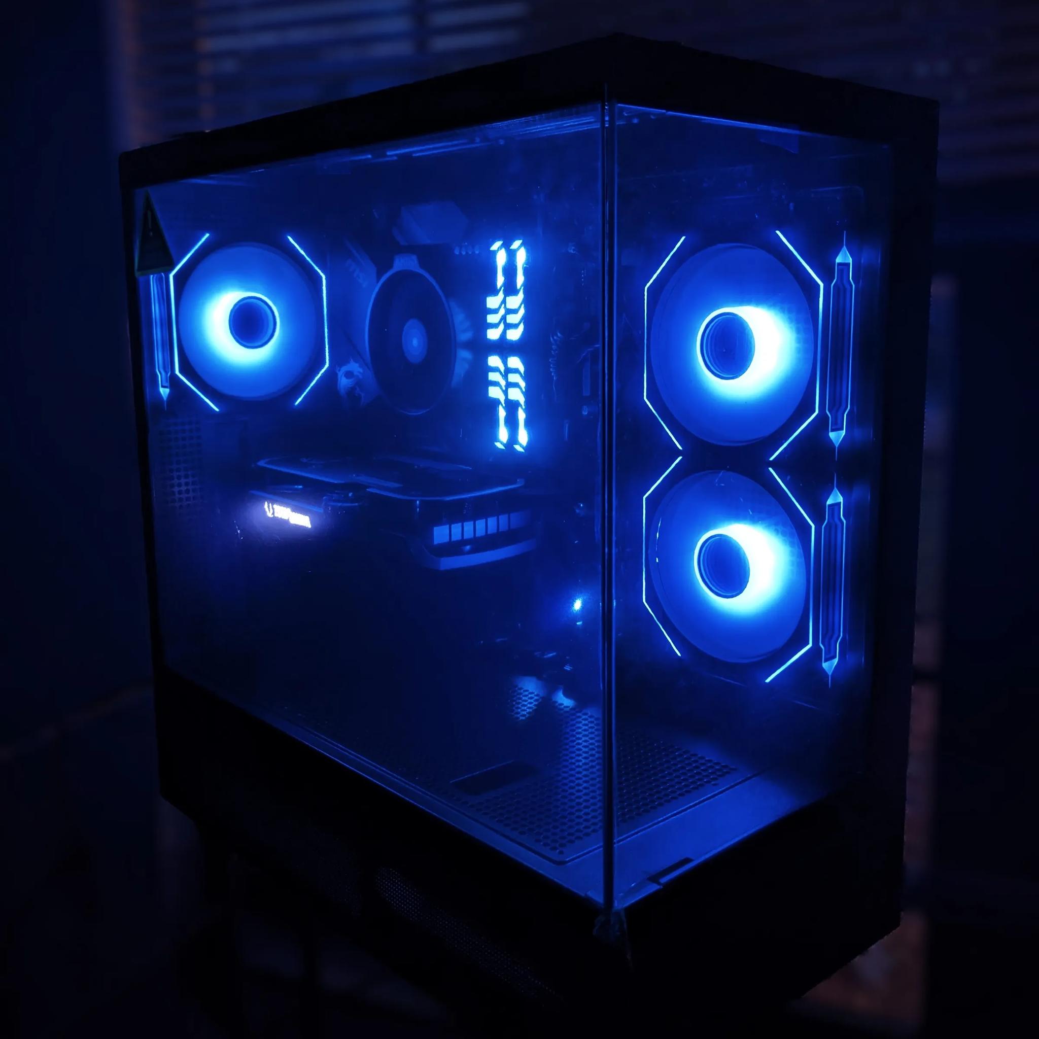 Dark:Light - RYZEN 5600x, RTX 4060 (1080p/1440p), 32gb, WIFI, BT, USBC, WIN11Pro, ARGB, SHIPS FREE