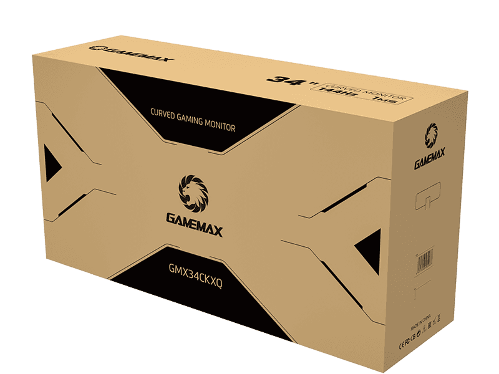 GameMax GMX34CKXQ, UltraWide QHD Panel Computer Monitor, 3440 x 1440p Resolution