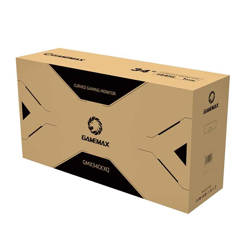 GameMax GMX34CKXQ, UltraWide QHD Panel Computer Monitor, 3440 x 1440p Resolution