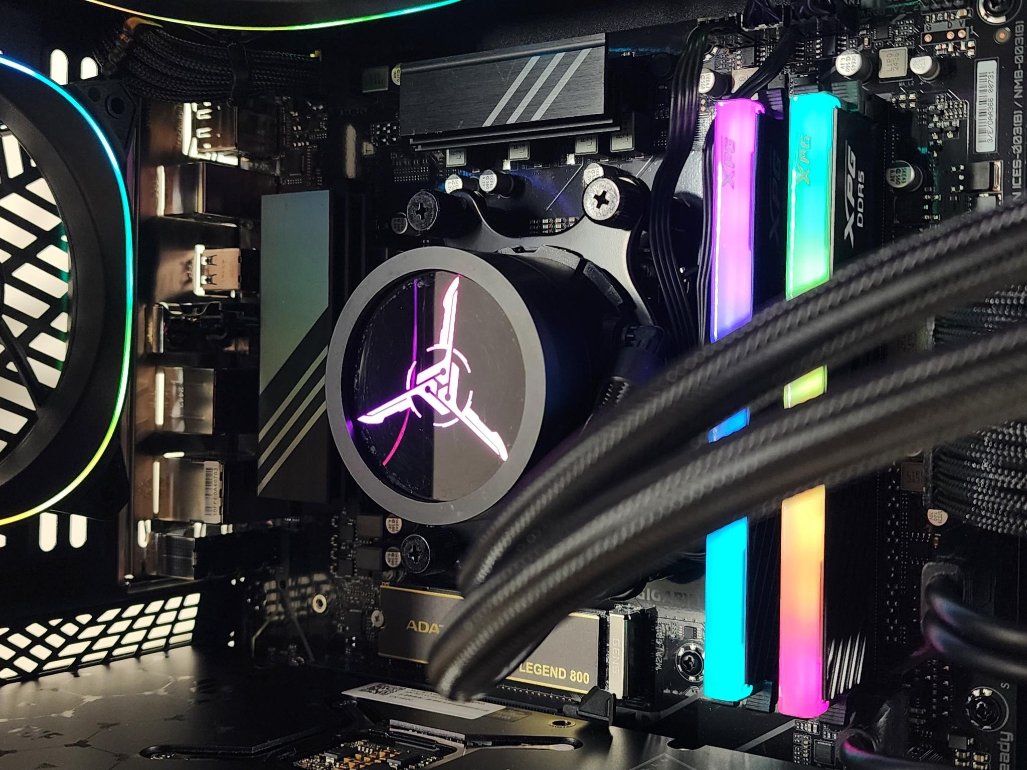 Gaming PC Ryzen 7 7800X3D 32GB RAM 1TB SSD RTX 4070 Ti 12GB Win11 Computer