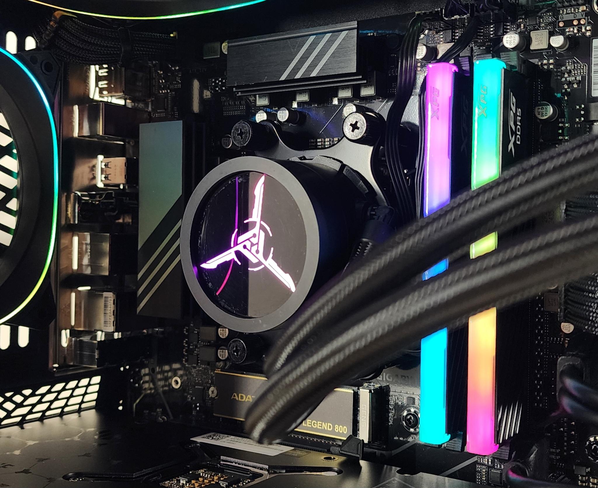 Gaming PC Ryzen 7 7800X3D 32GB RAM 1TB SSD RTX 4070 Ti 12GB Win11 Computer
